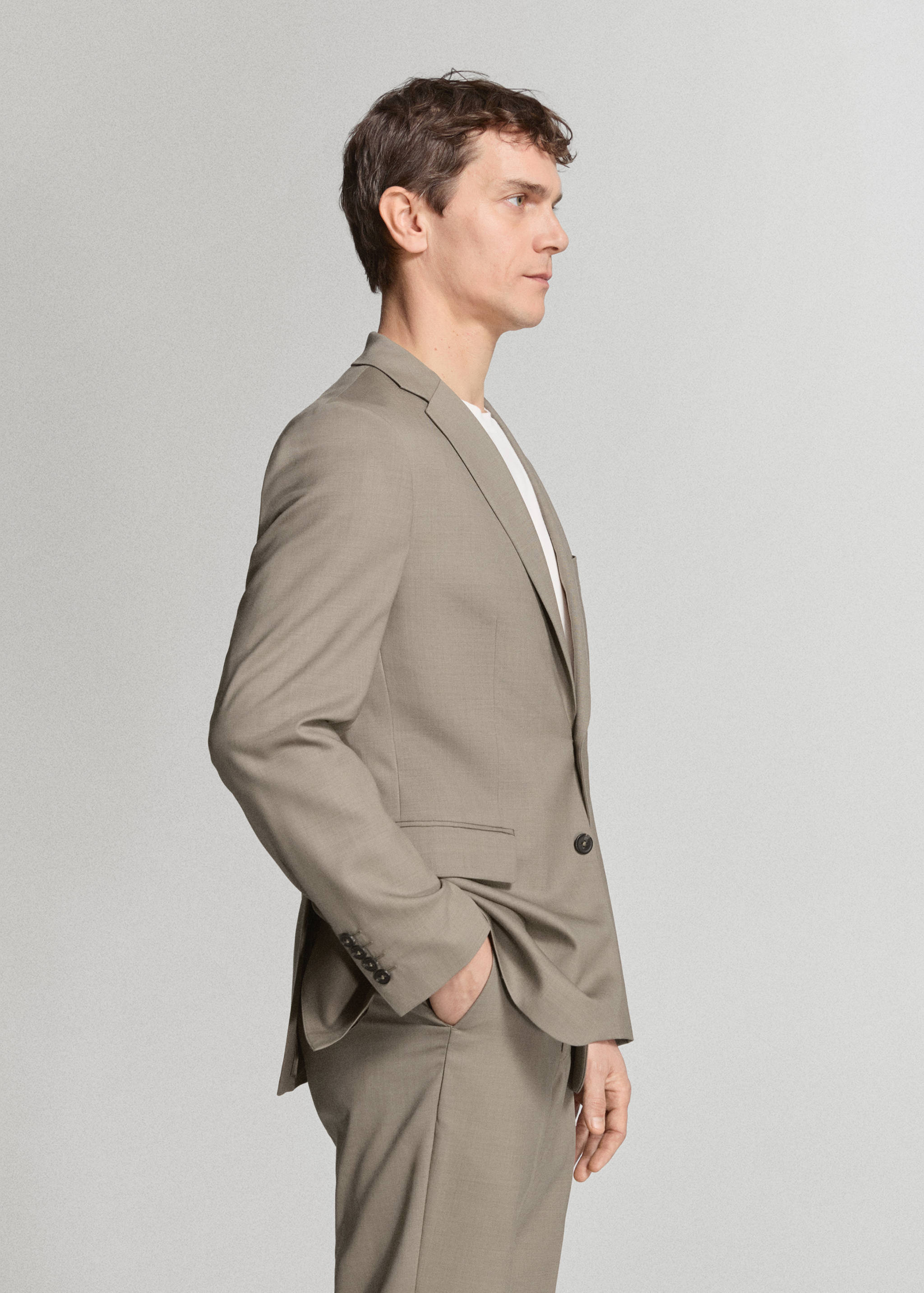 Turin 100% wool suit jacket - Details of the article 4