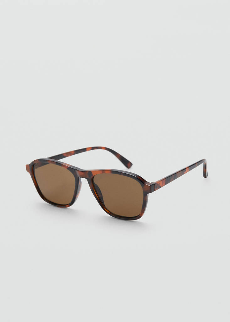 Resin frame sunglasses — Chocolate