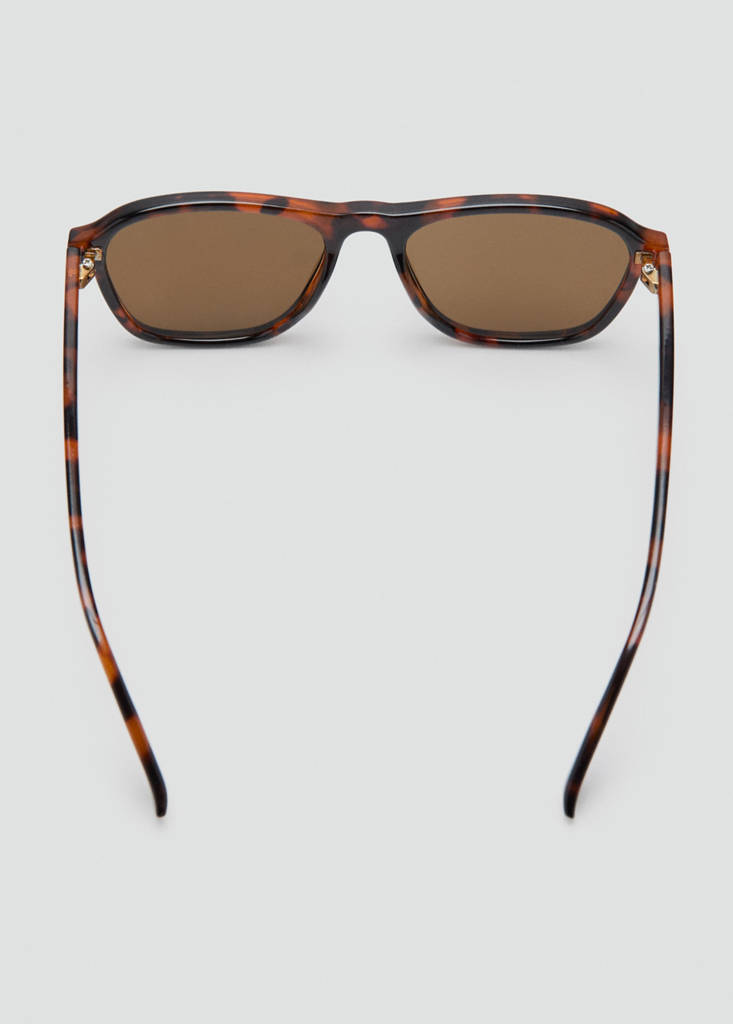 Resin frame sunglasses — Chocolate