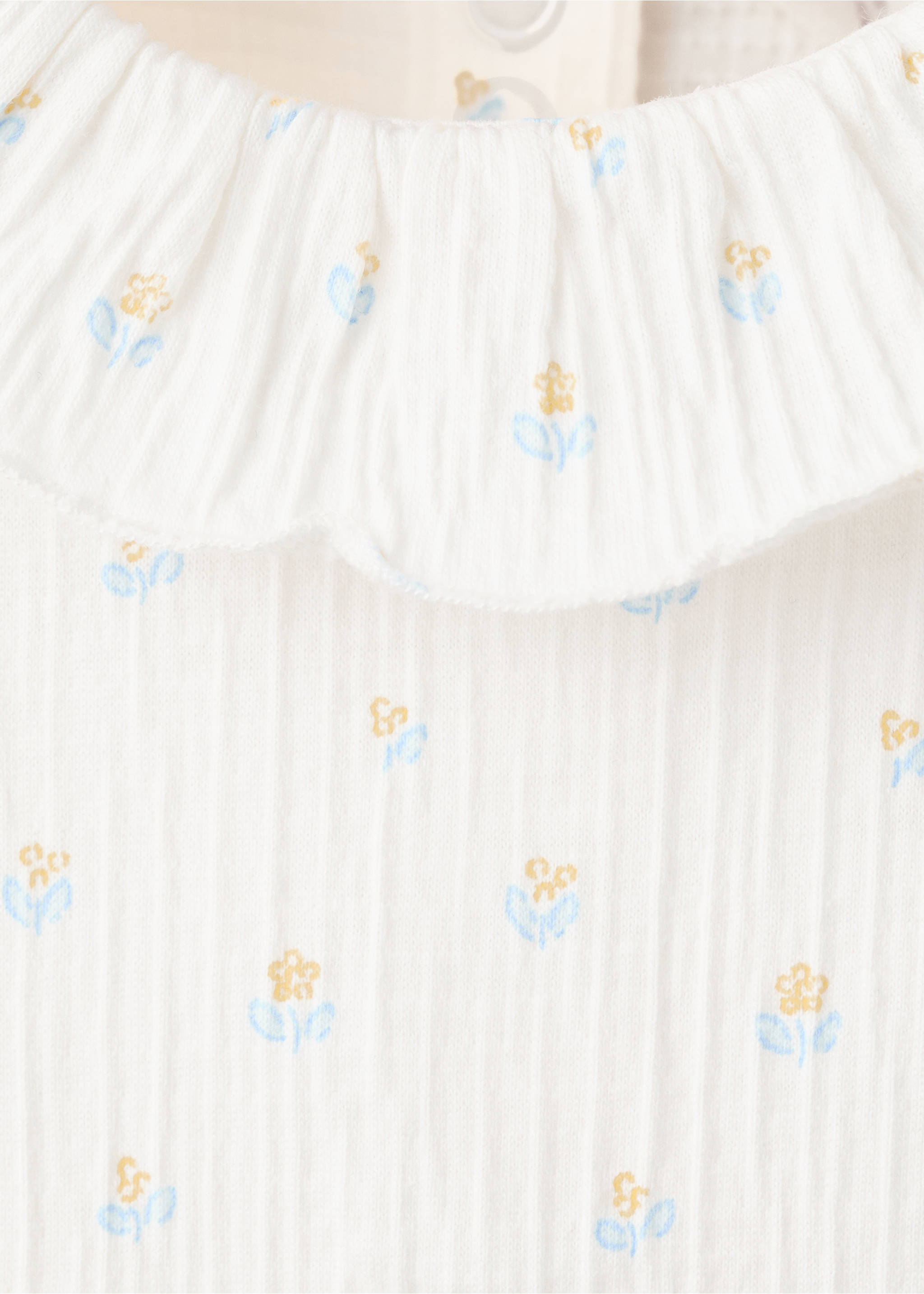 Body cuello bebé estampado - Detalle del artículo 0, Blanco roto. Ref: 27015961-00.