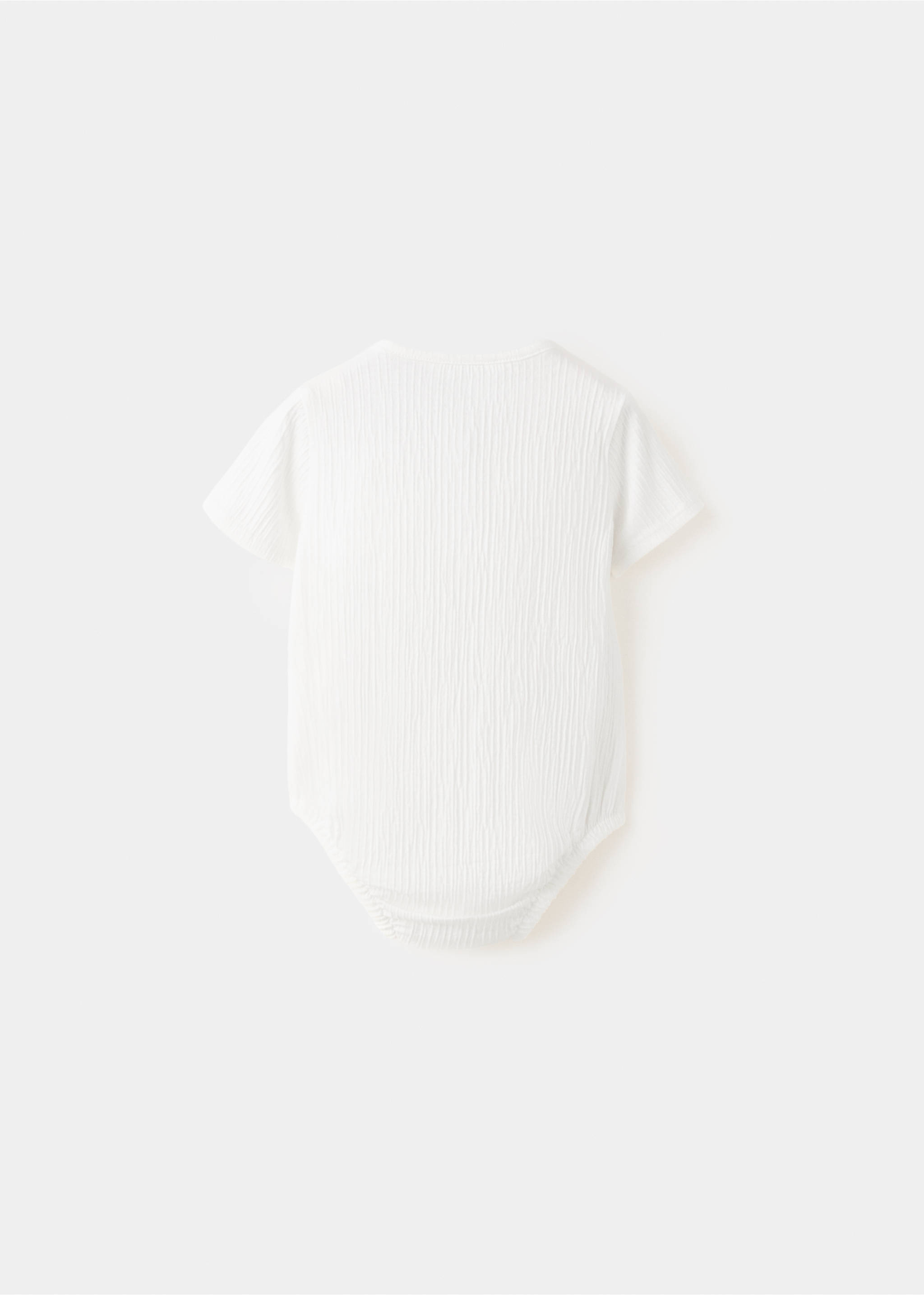 Body algodón botones - Reverso del artículo, Blanco roto. Ref: 27015962-00.
