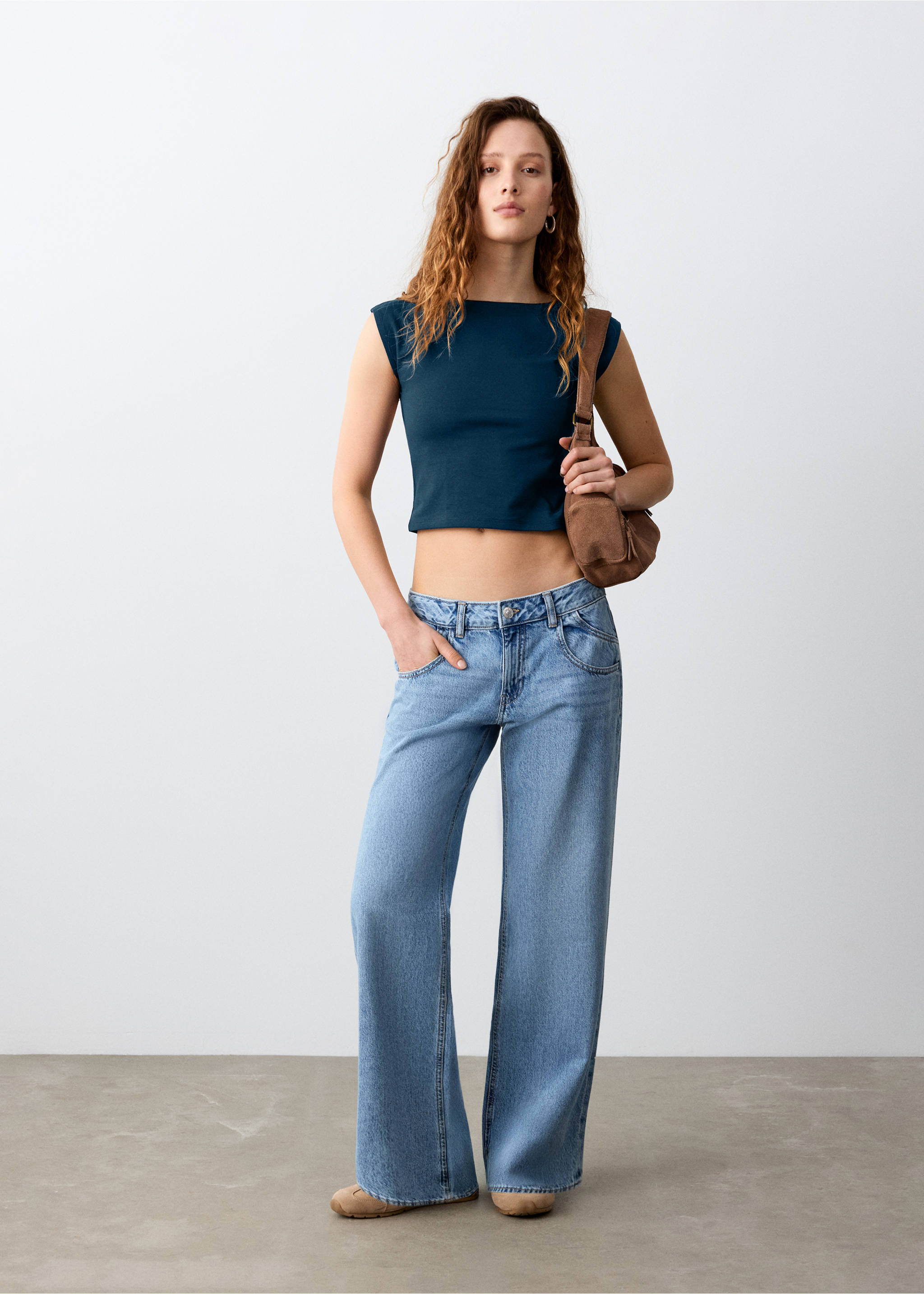 Knot detail T-shirt - General plane, Navy. Ref: 27015965-00.