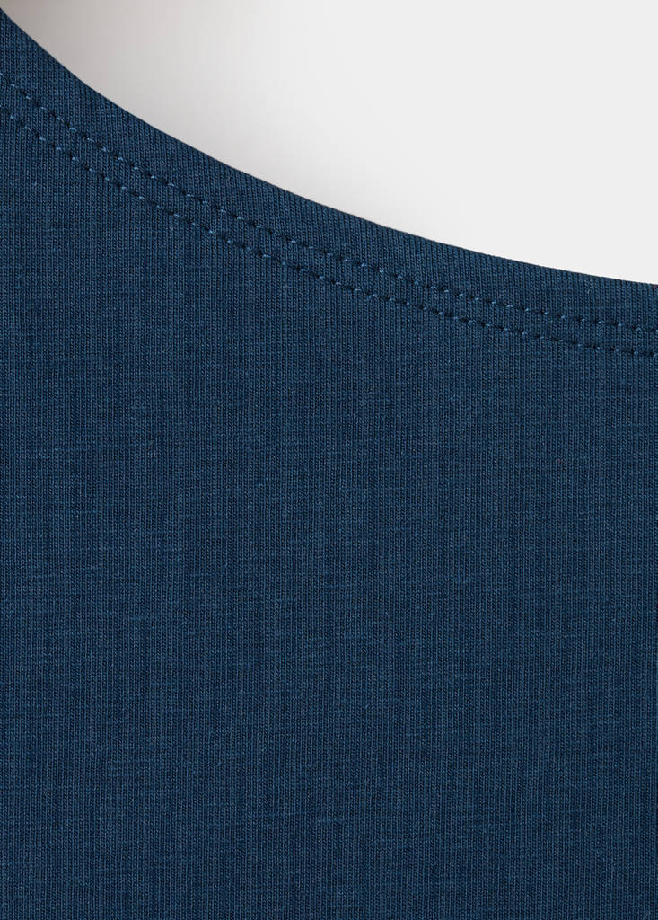 Knot detail T-shirt — Navy
