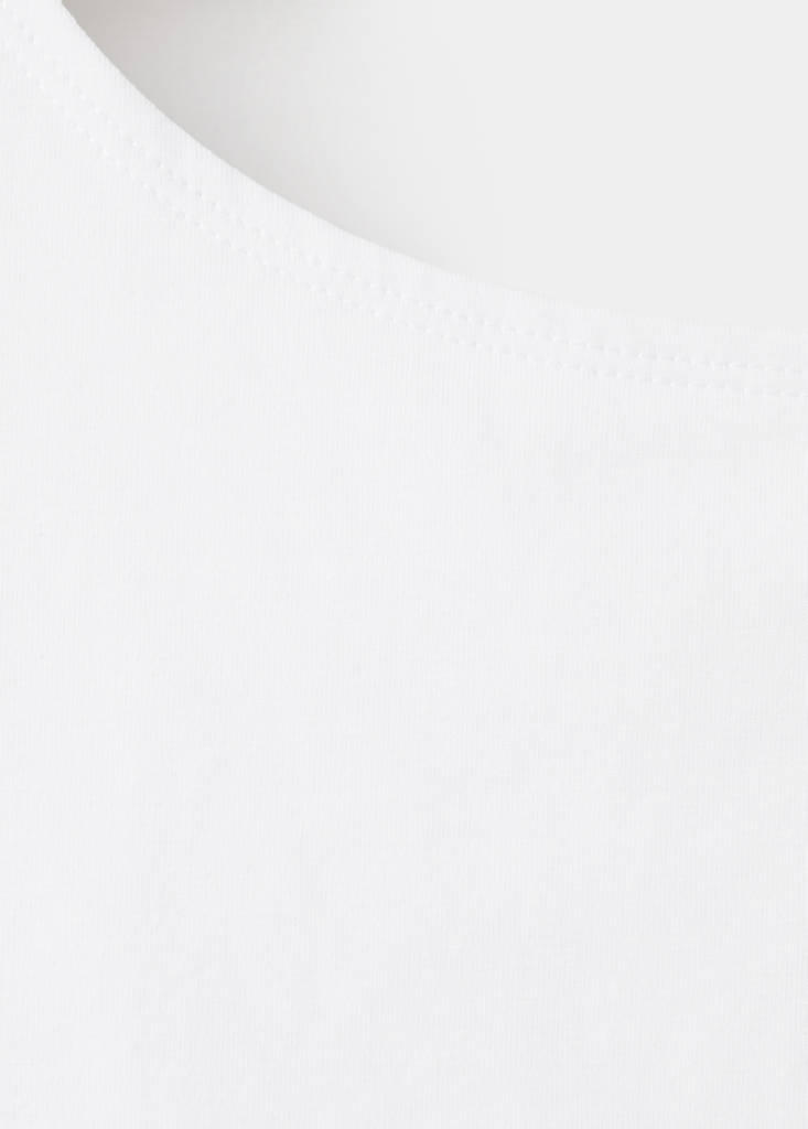 Knot detail T-shirt — Off White