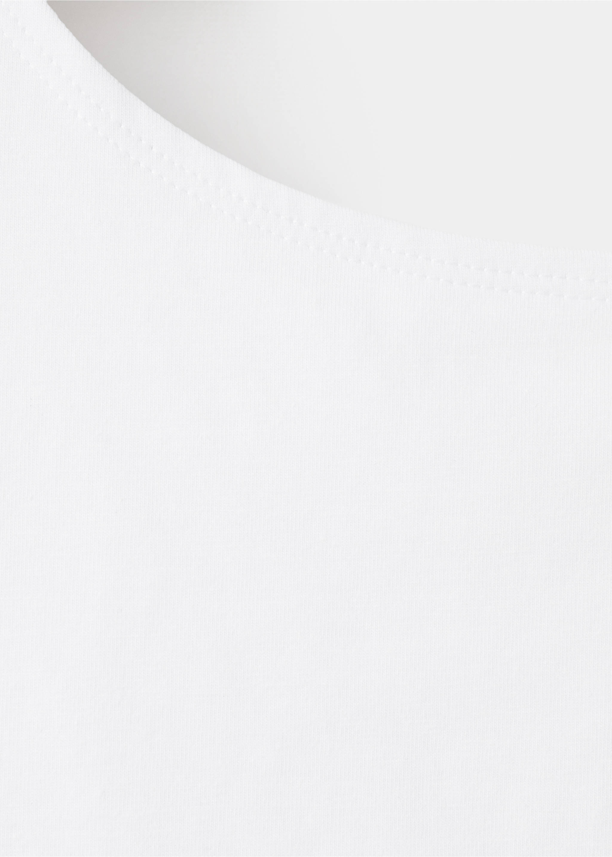 Knot detail T-shirt - Details of the article 0, Off White. Ref: 27015966-00.