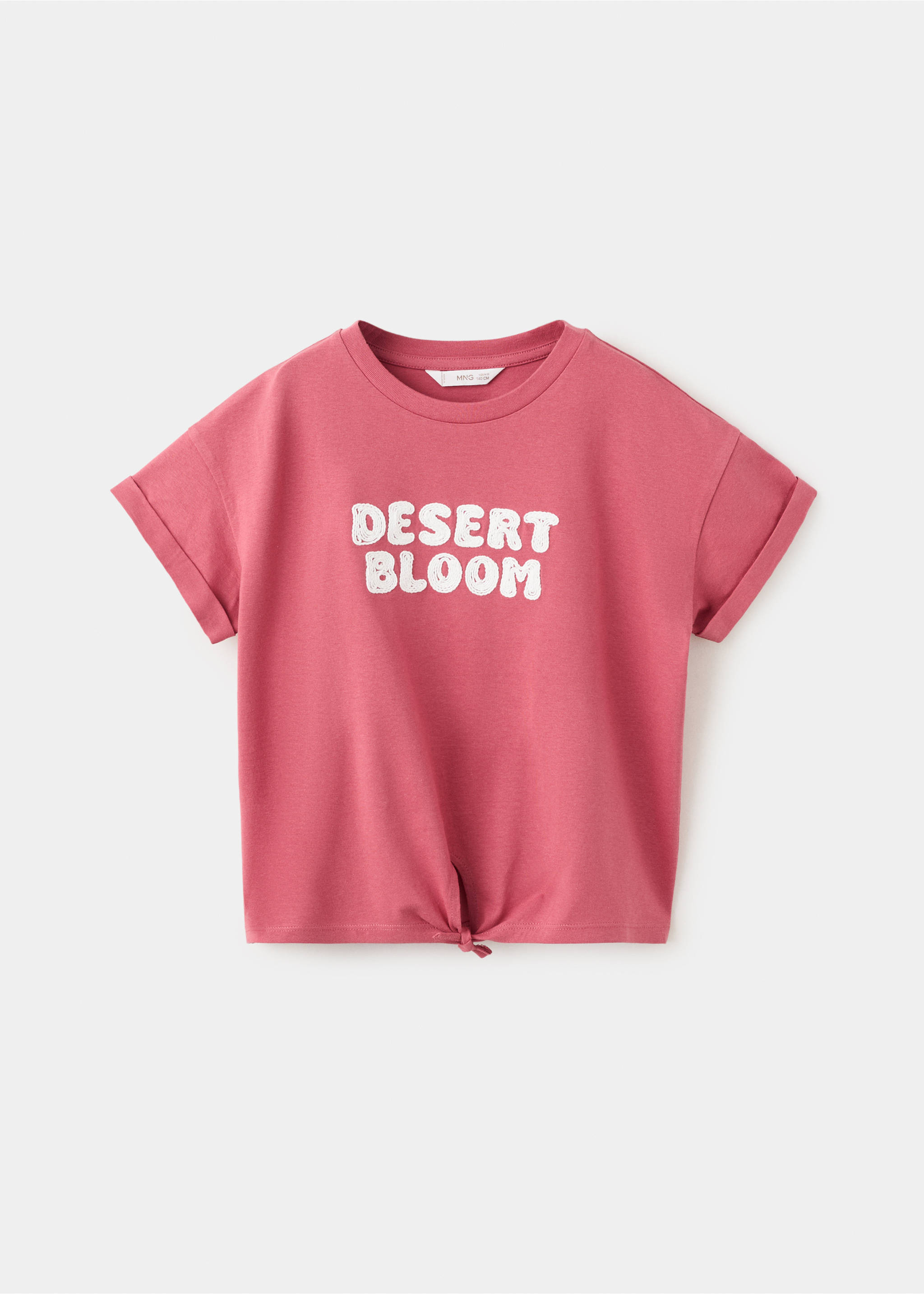 T-shirt en coton imprimé - Article sans modèle, Bordeaux. Ref: 27015968-00.