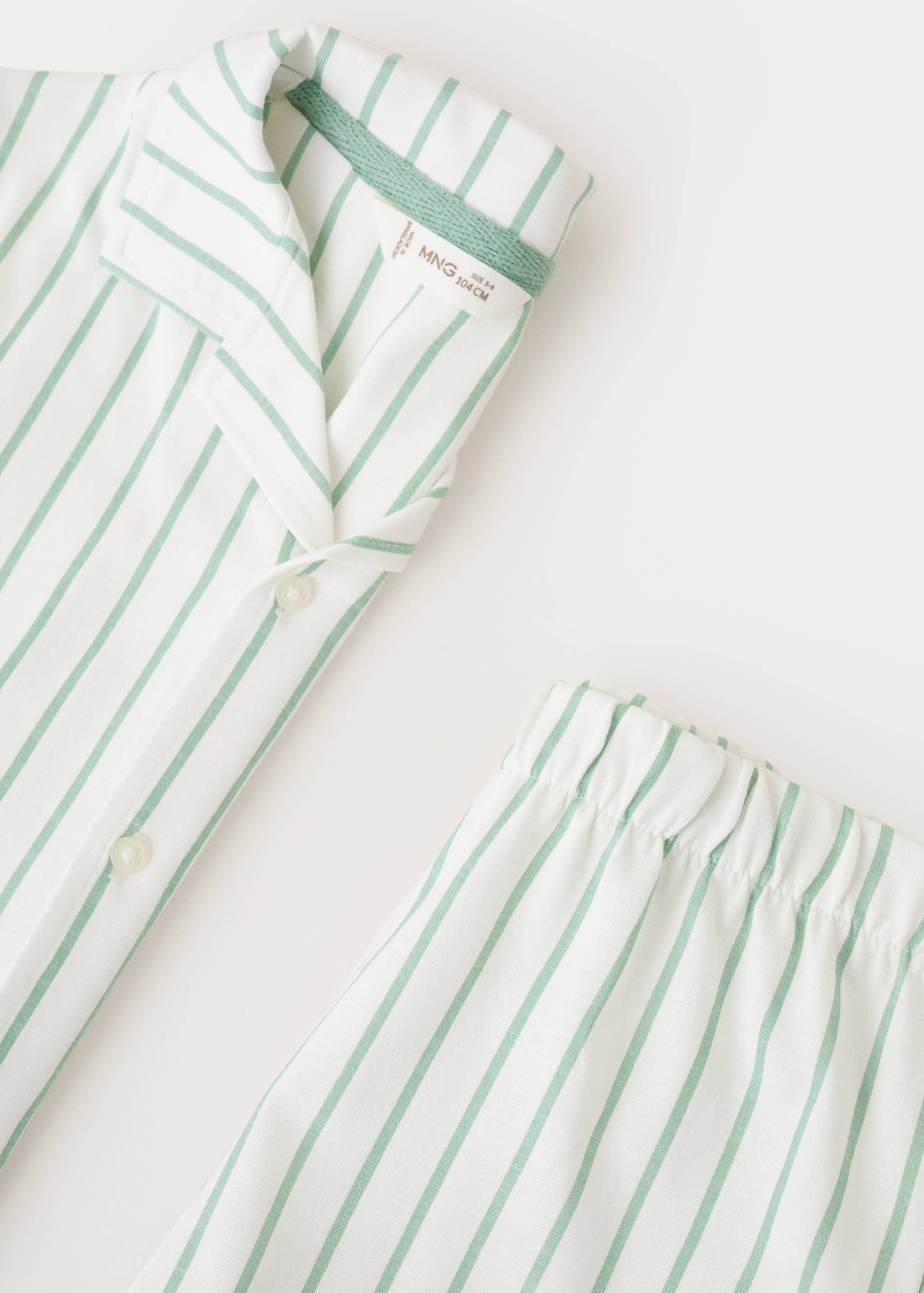 Pijama curt ratlles - Detall de l'article 0