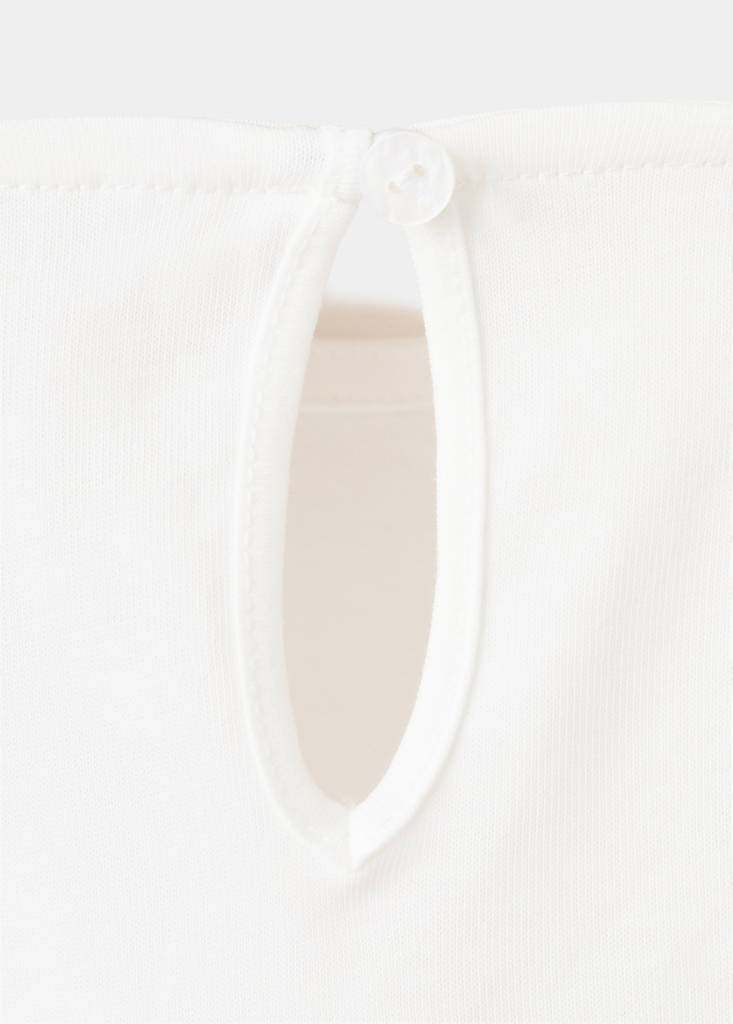 Floral cotton t-shirt — Off White