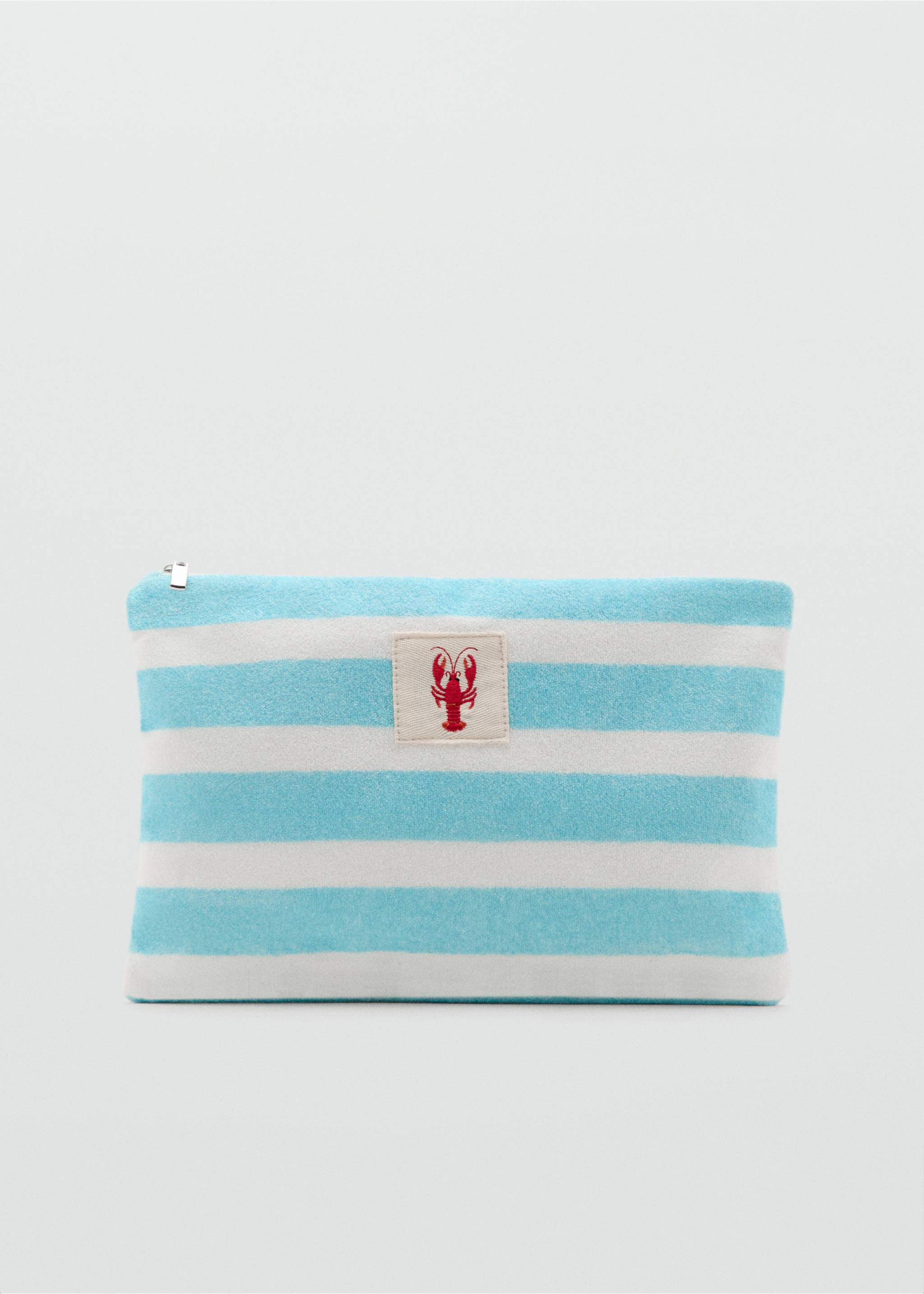 Neceser algodón rayas - Artículo sin modelo, Azul. Ref: 27015973-00.