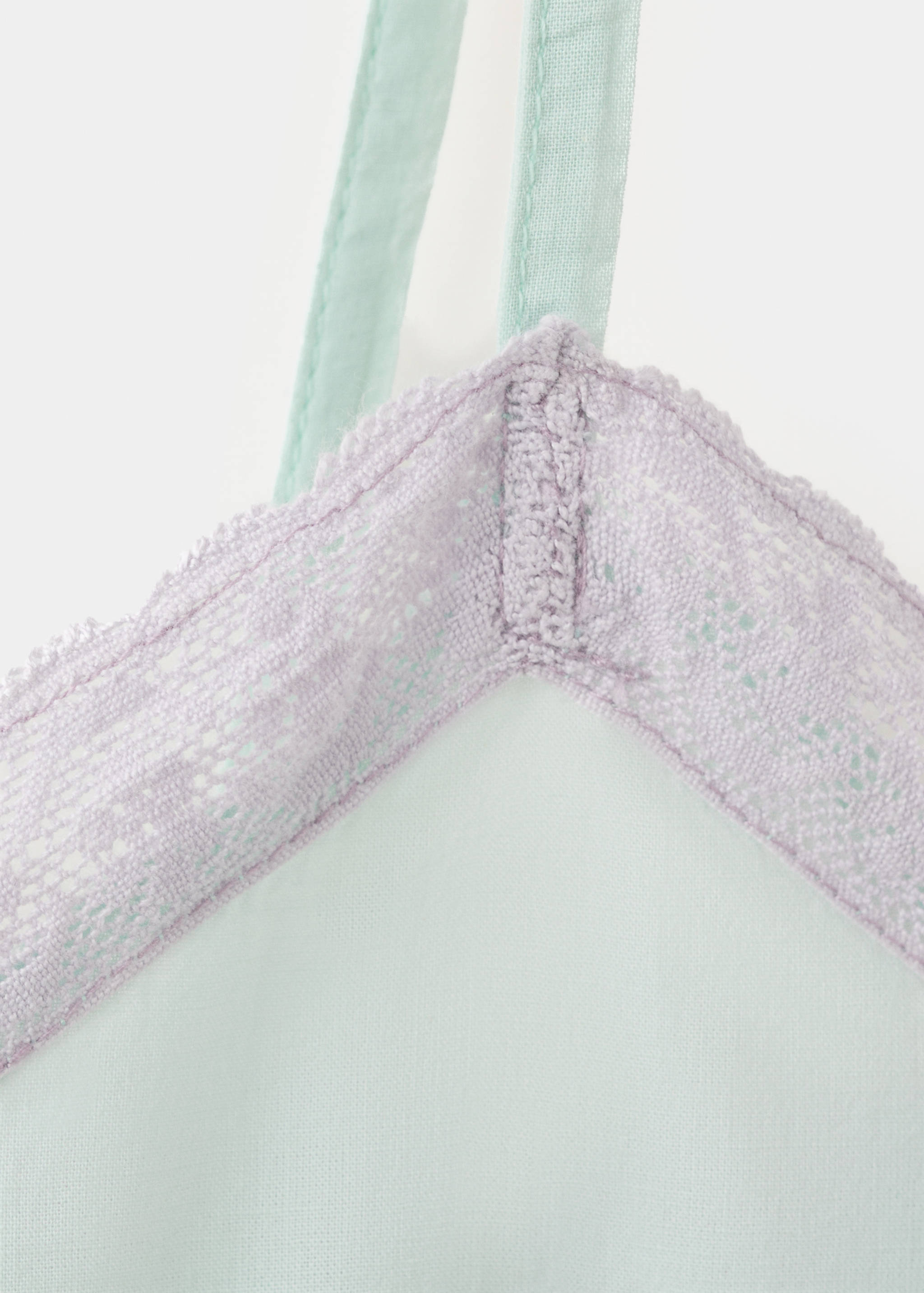 Short nightdress 100% cotton - Details of the article 8