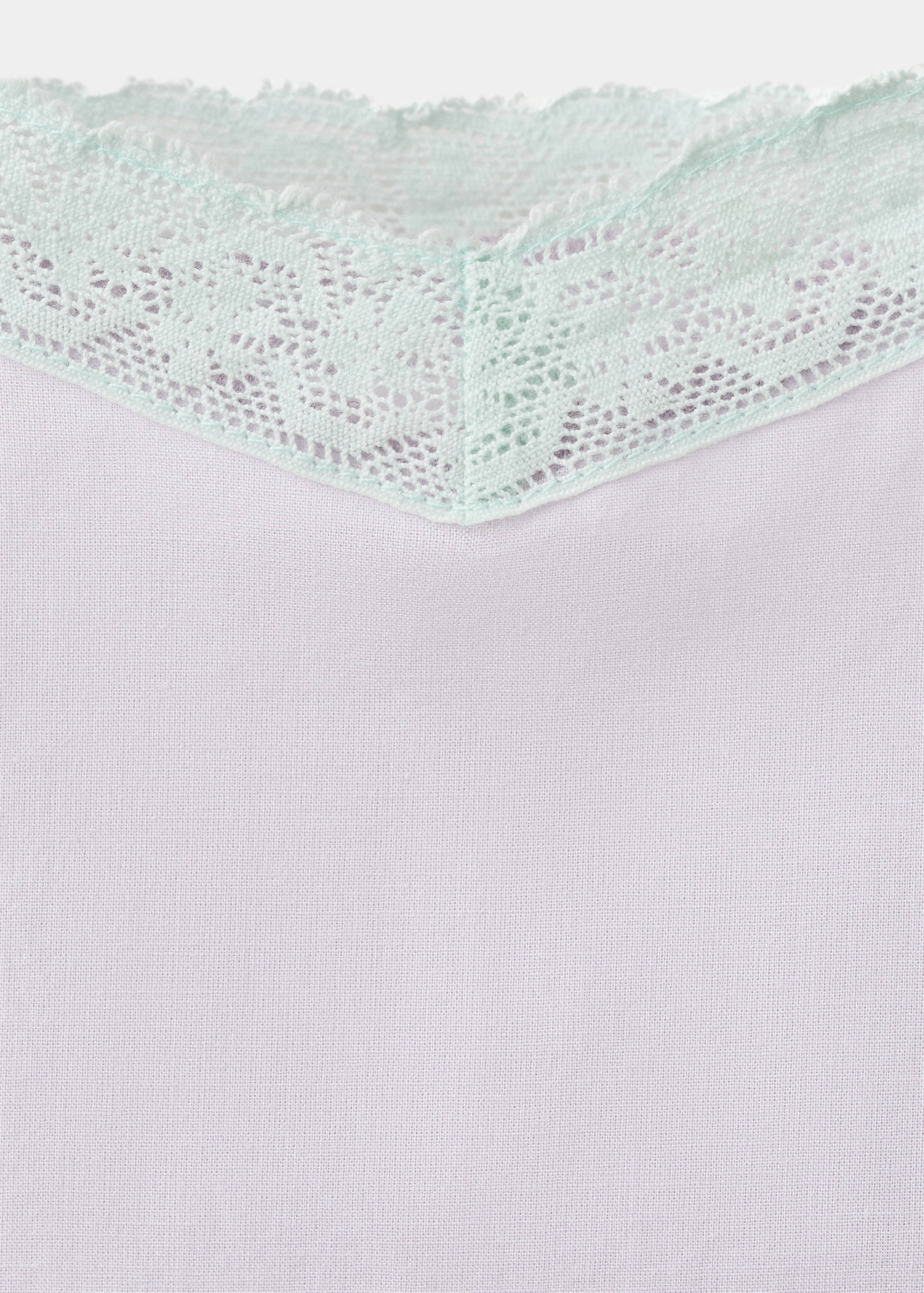 Short nightdress 100% cotton - Details of the article 8