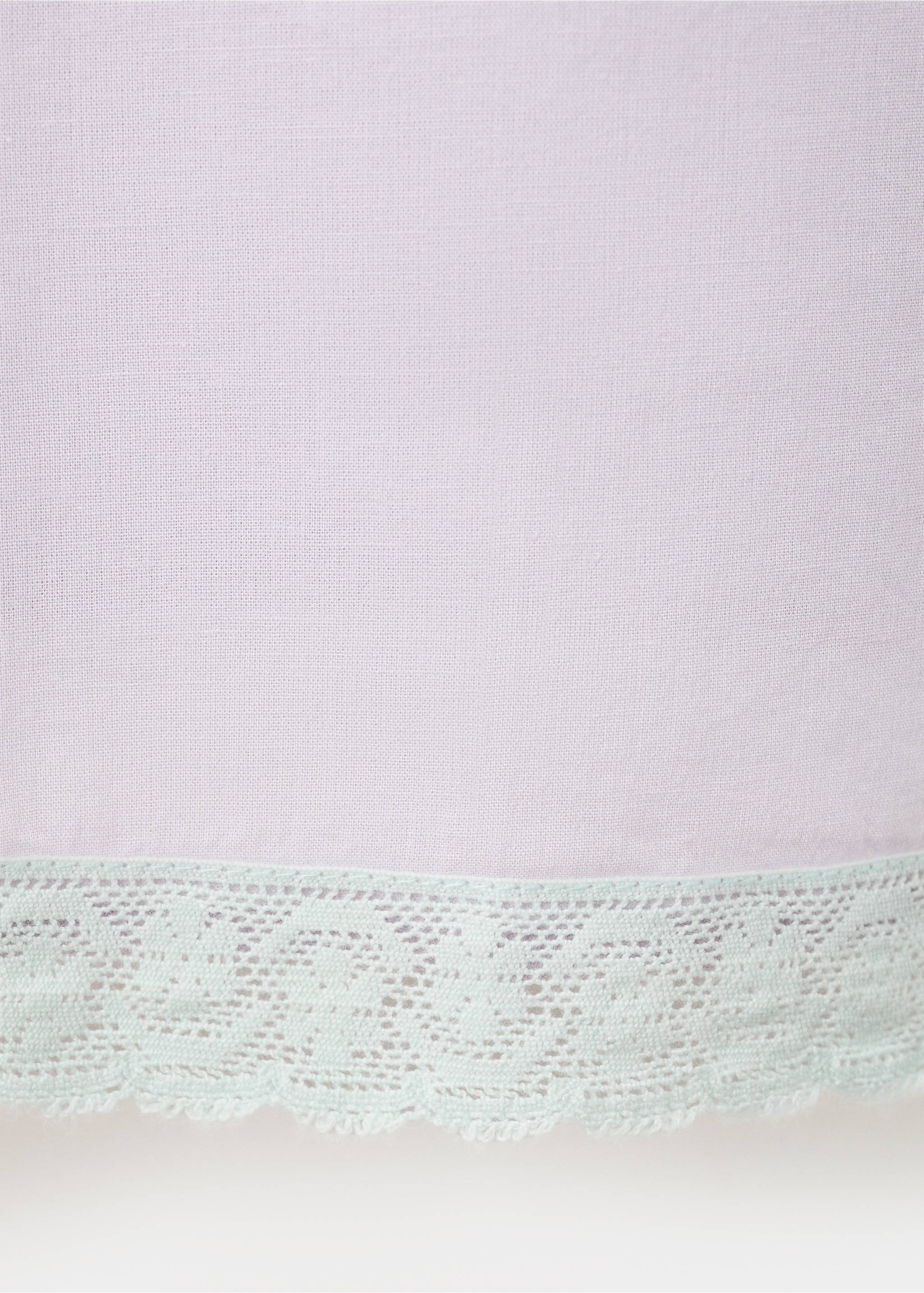 Cămașă de noapte scurtă din 100% bumbac - Detaliu al articolului 0, Lila. Ref: 27015975-00.