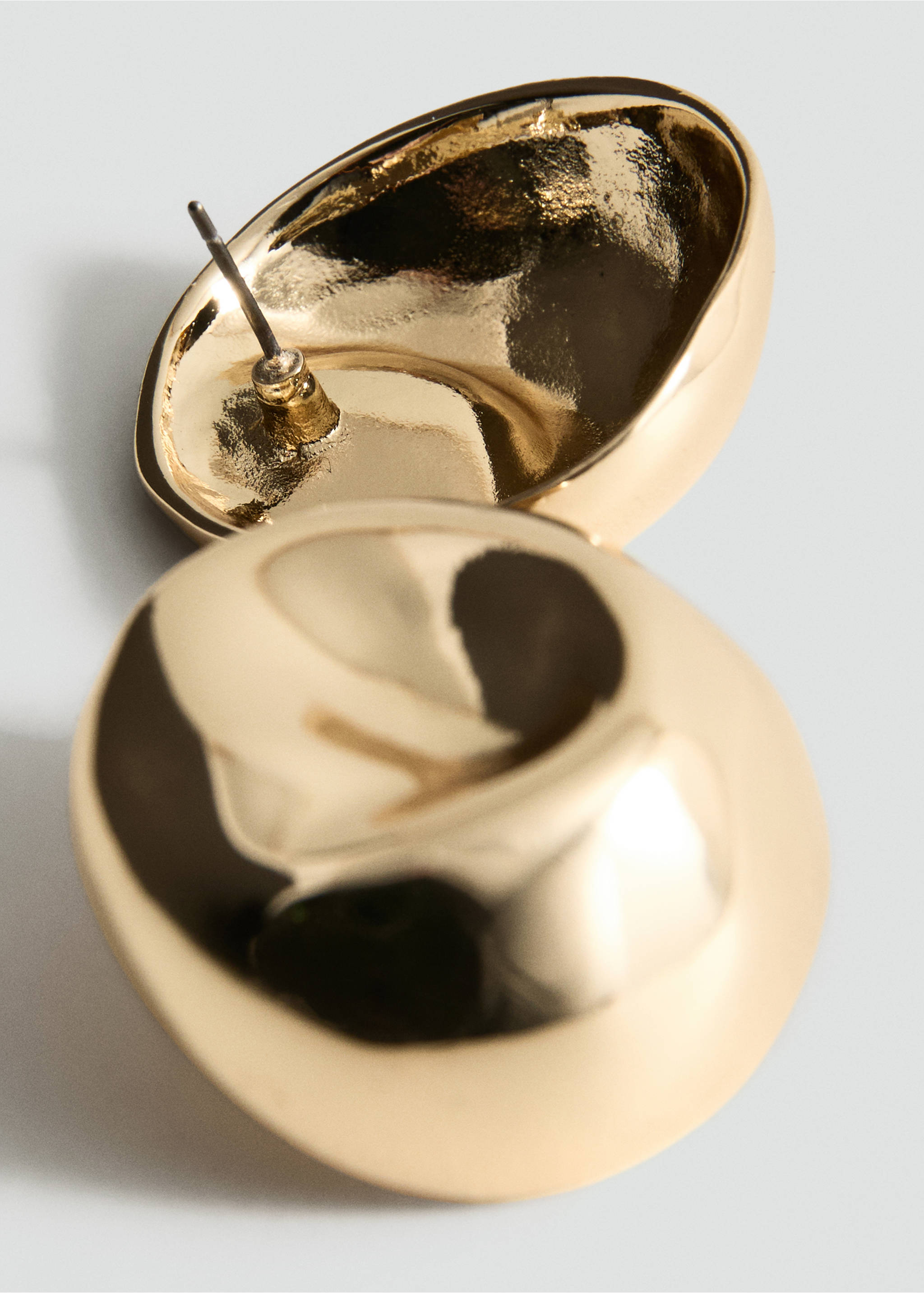 Pendientes redondos relieve - Detalle del artículo 1, Oro. Ref: 27015985-00.