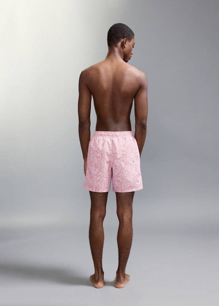 Printed swimming trunks — Pink