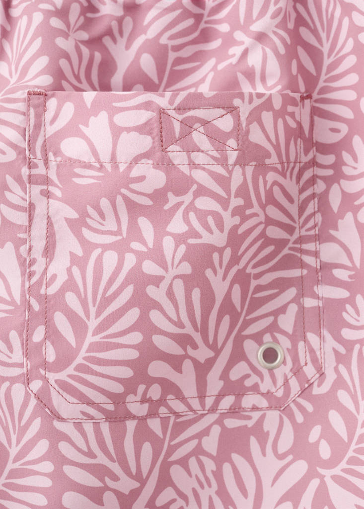Printed swimming trunks — Pink