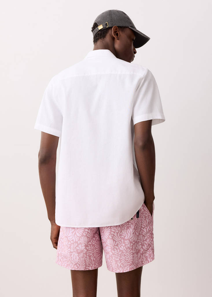Printed swimming trunks — Pink