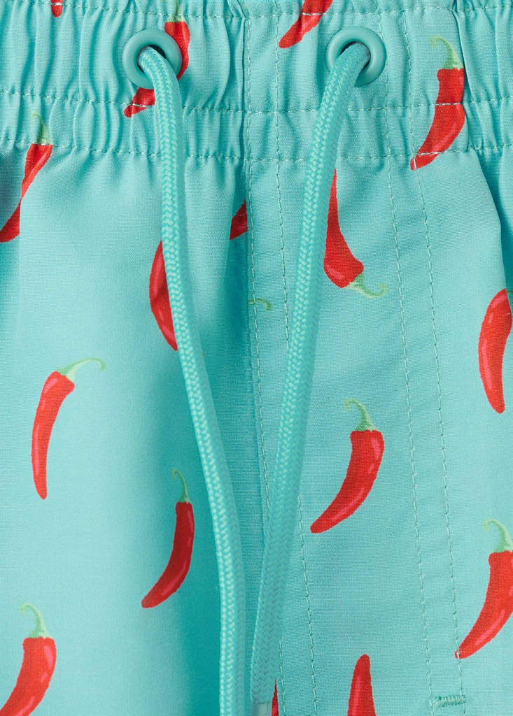 Printed swimming trunks — Green