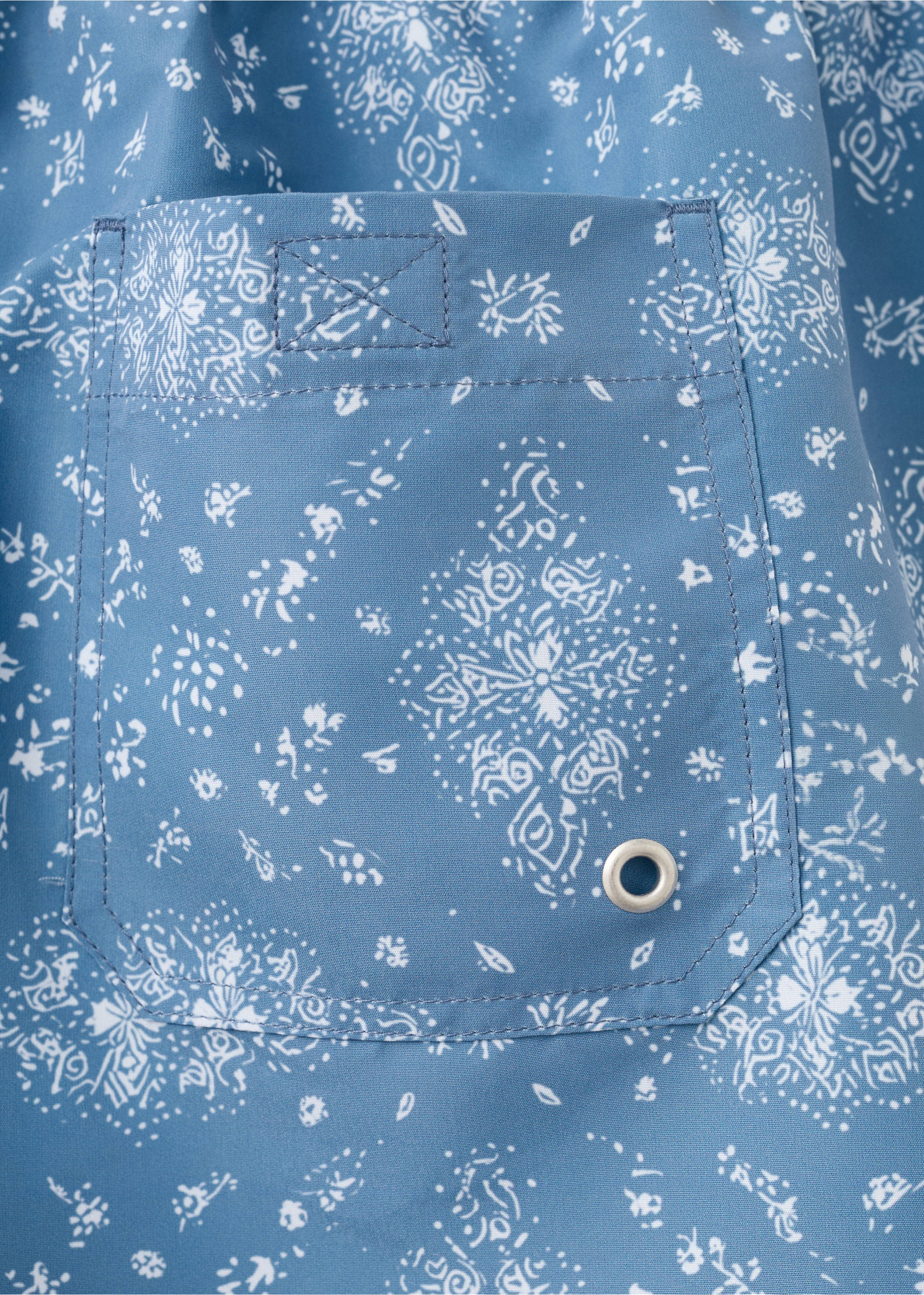 Bañador estampado - Detalle del artículo 0, Azul. Ref: 27015994-00.