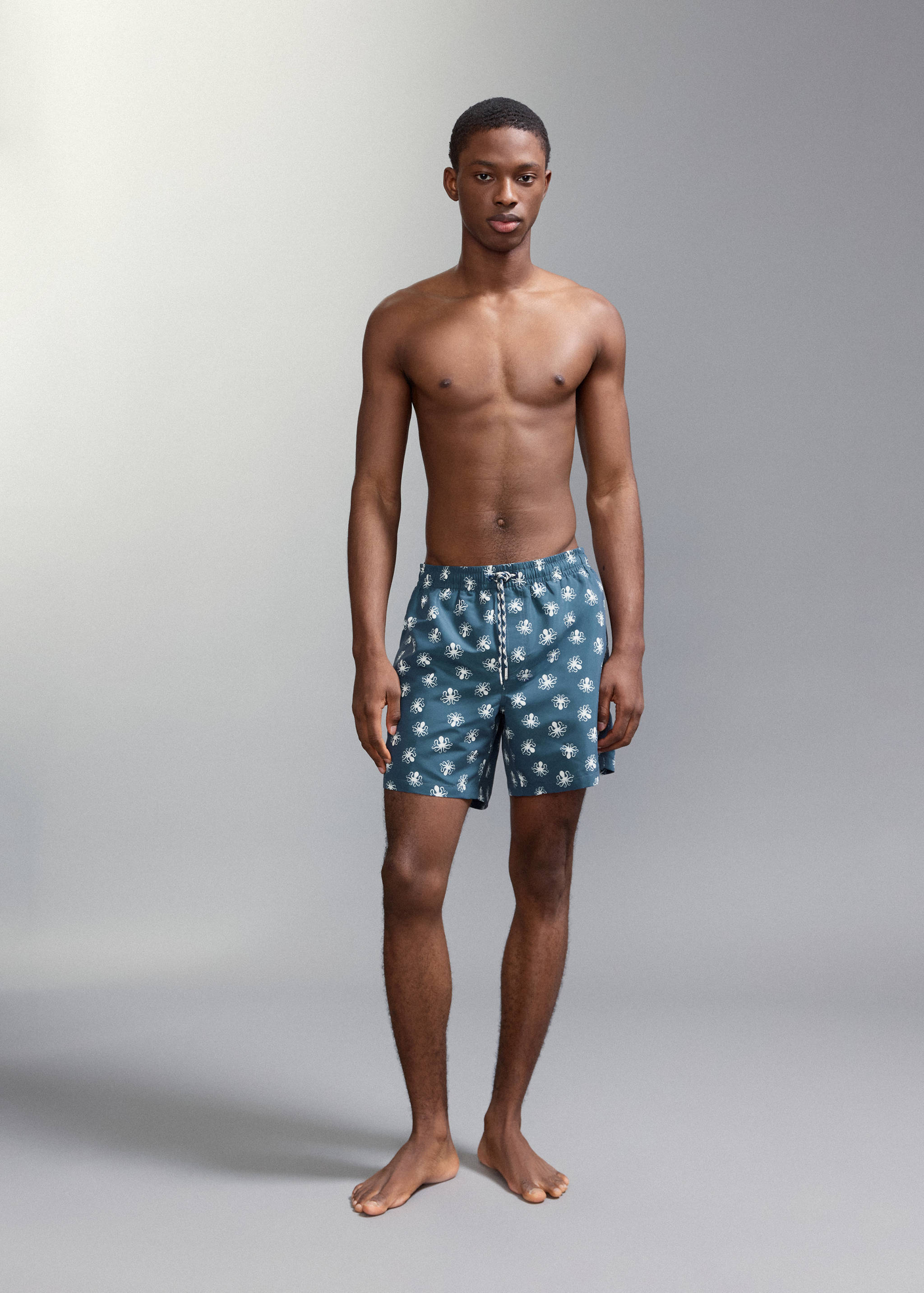Bañador estampado pulpos - Plano medio