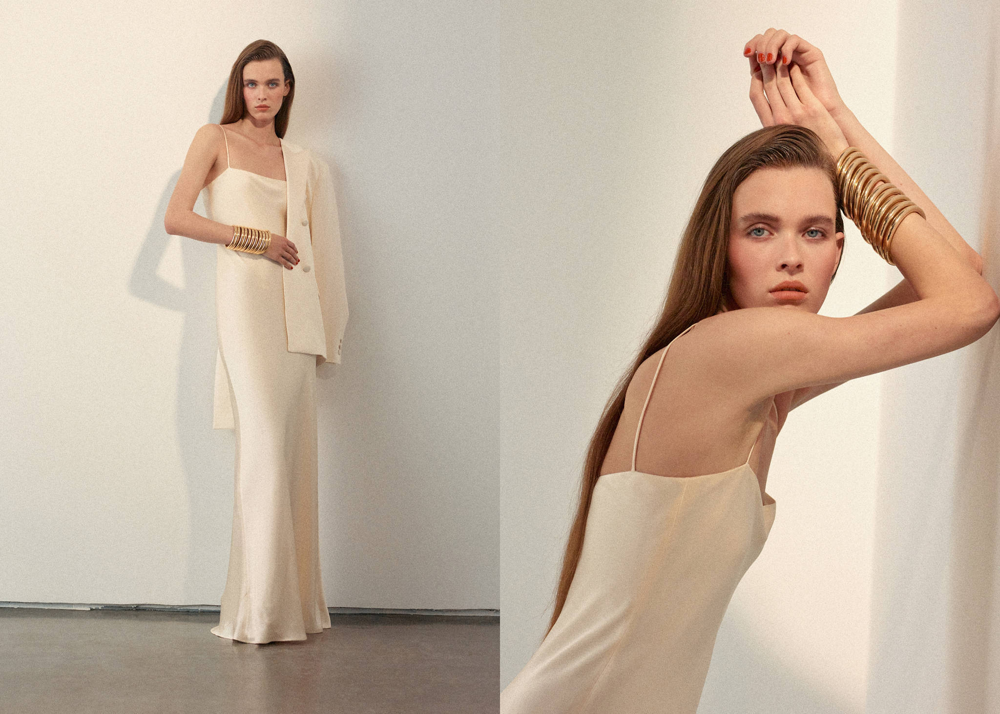 Long slip dress - Panoramic plane