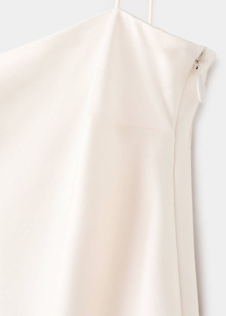 Long slip dress — Ecru