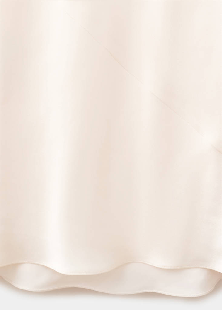 Long slip dress — Ecru