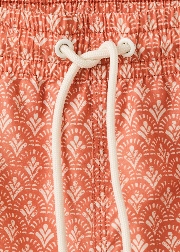 Floral print swimsuit — Salmon
