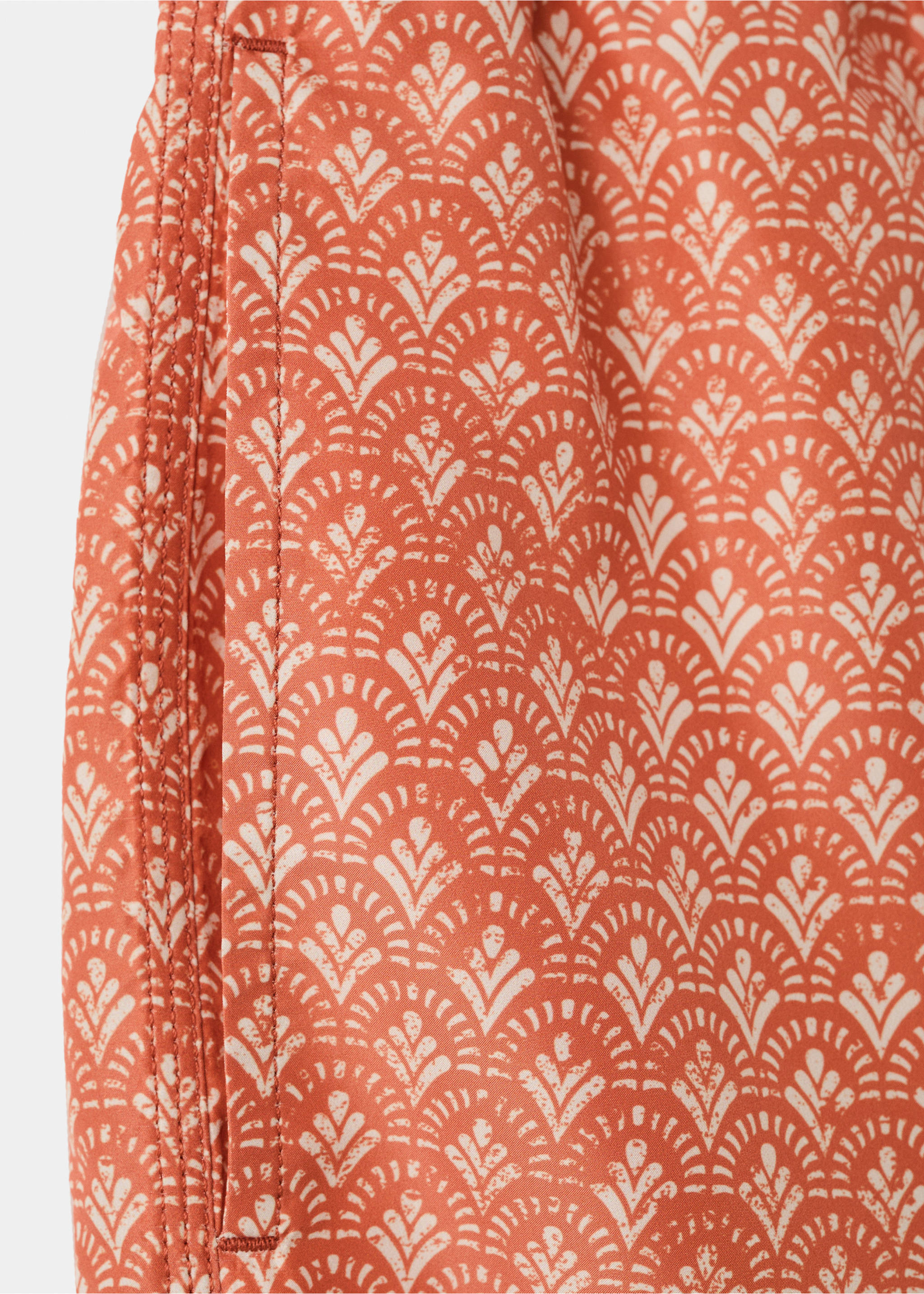 Swimming trunks geo - Details of the article 0, Salmon. Ref: 27016005-00.