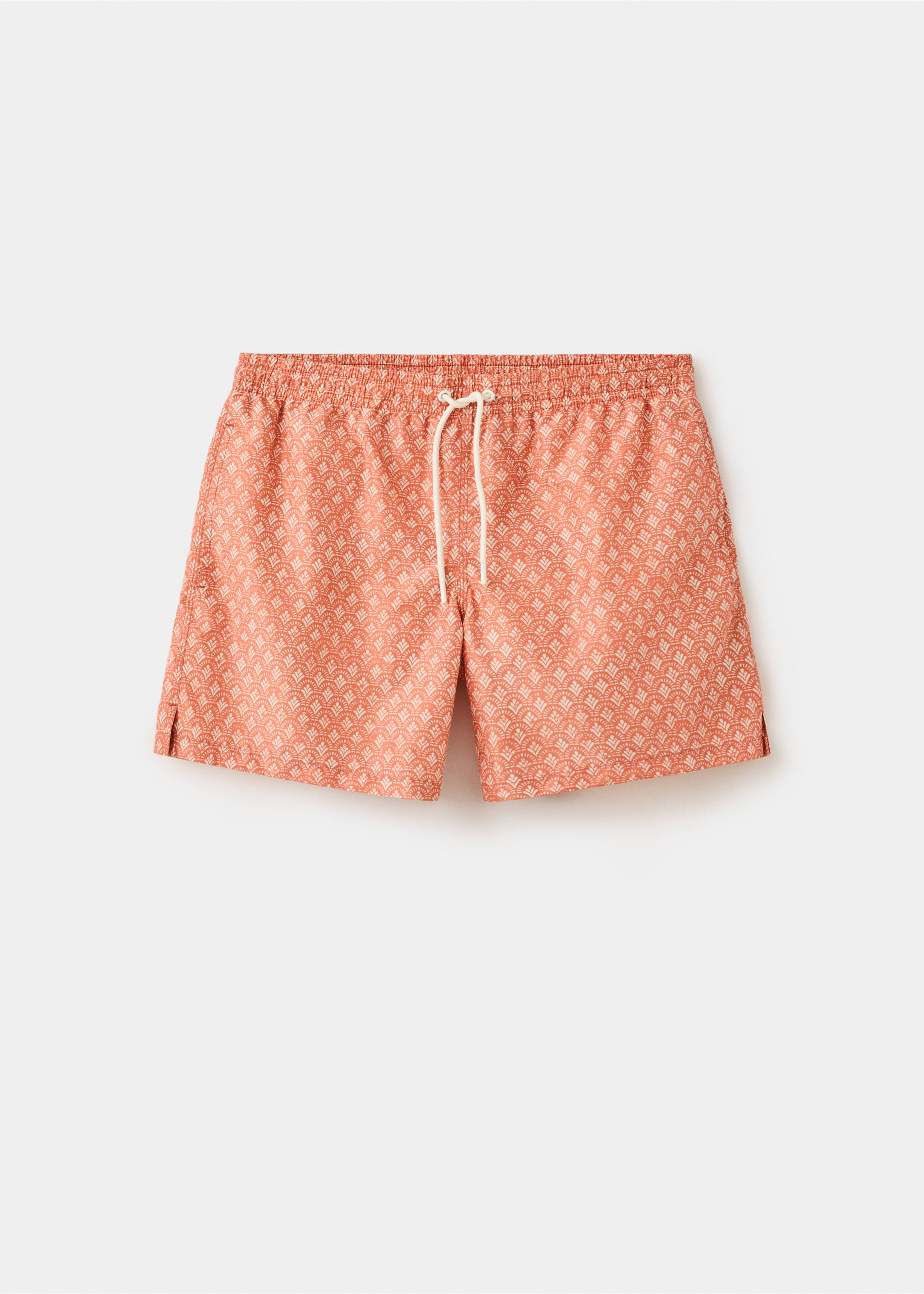 Floral print swimsuit - Article without model, Salmon. Ref: 27016005-00.