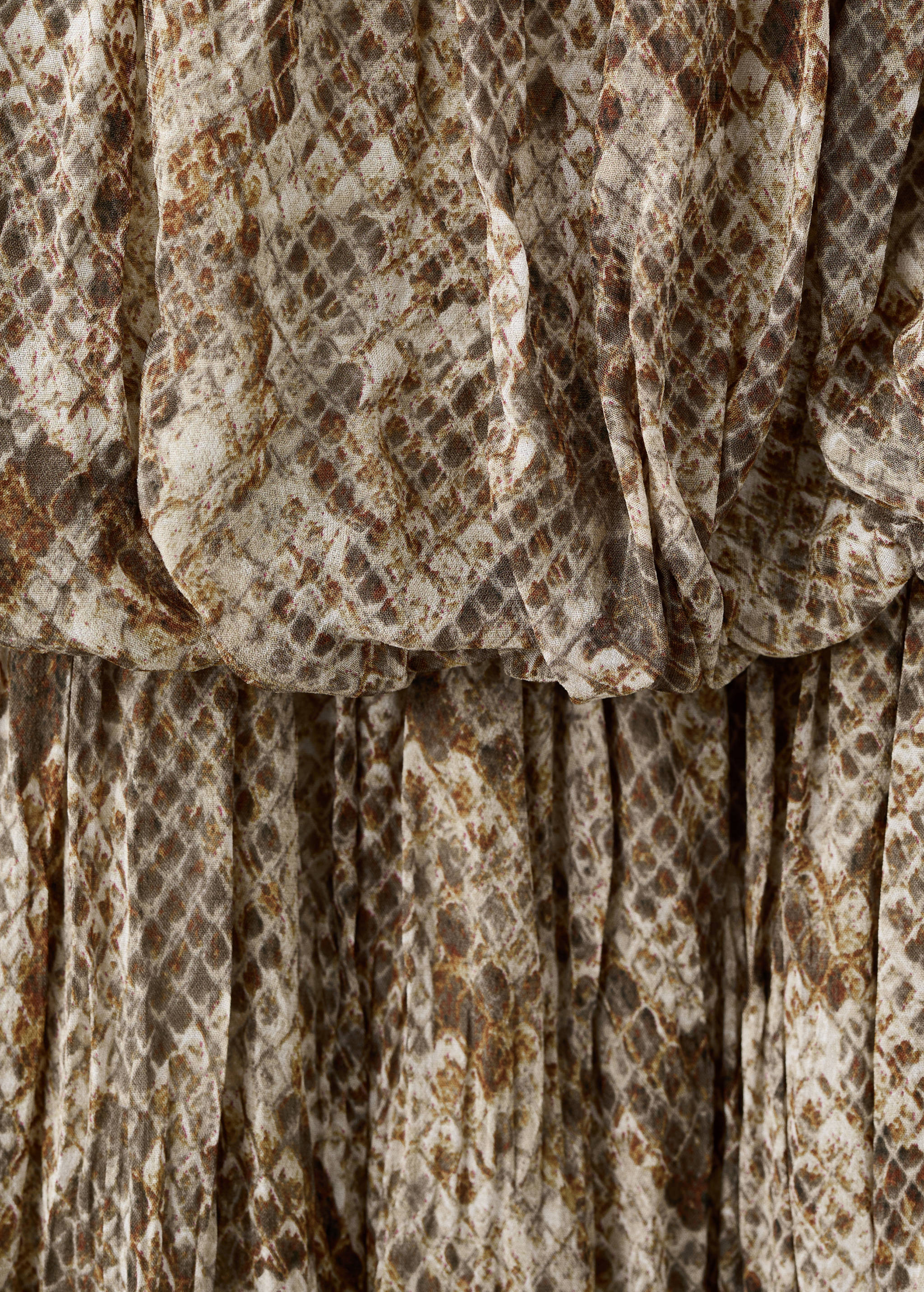 Vestido fluido animal print - Detalle del artículo 8