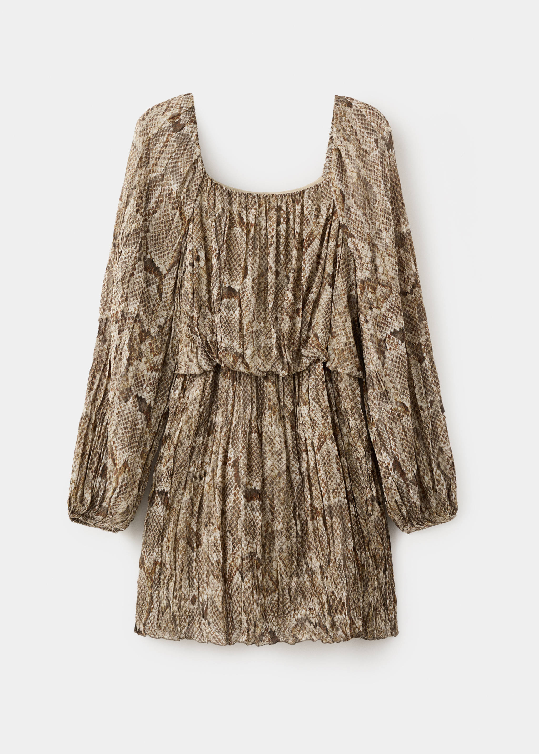 Robe fluide en imprimé animal - Article sans modèle