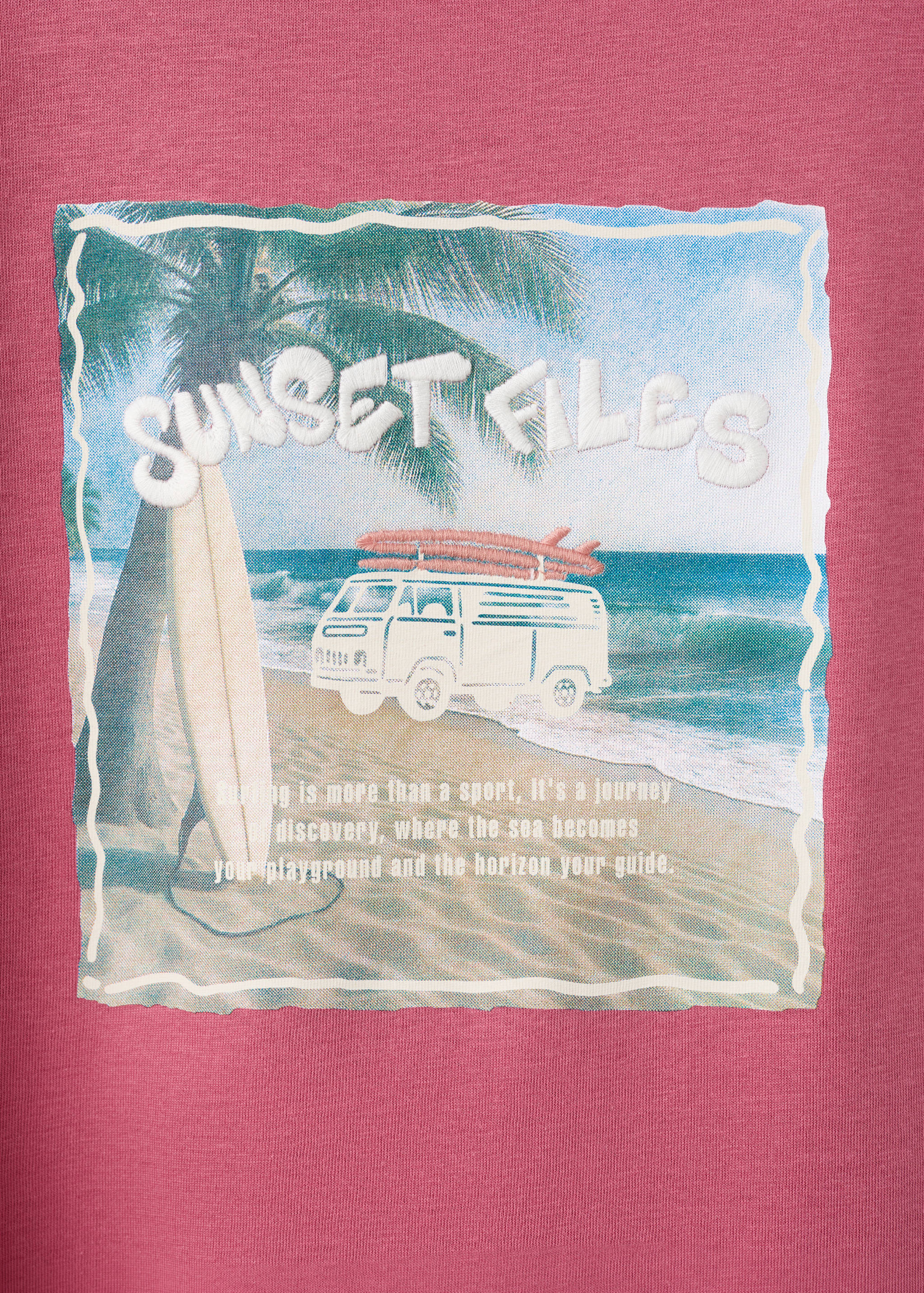 Printed oversized cotton T-shirt - Details of the article 8