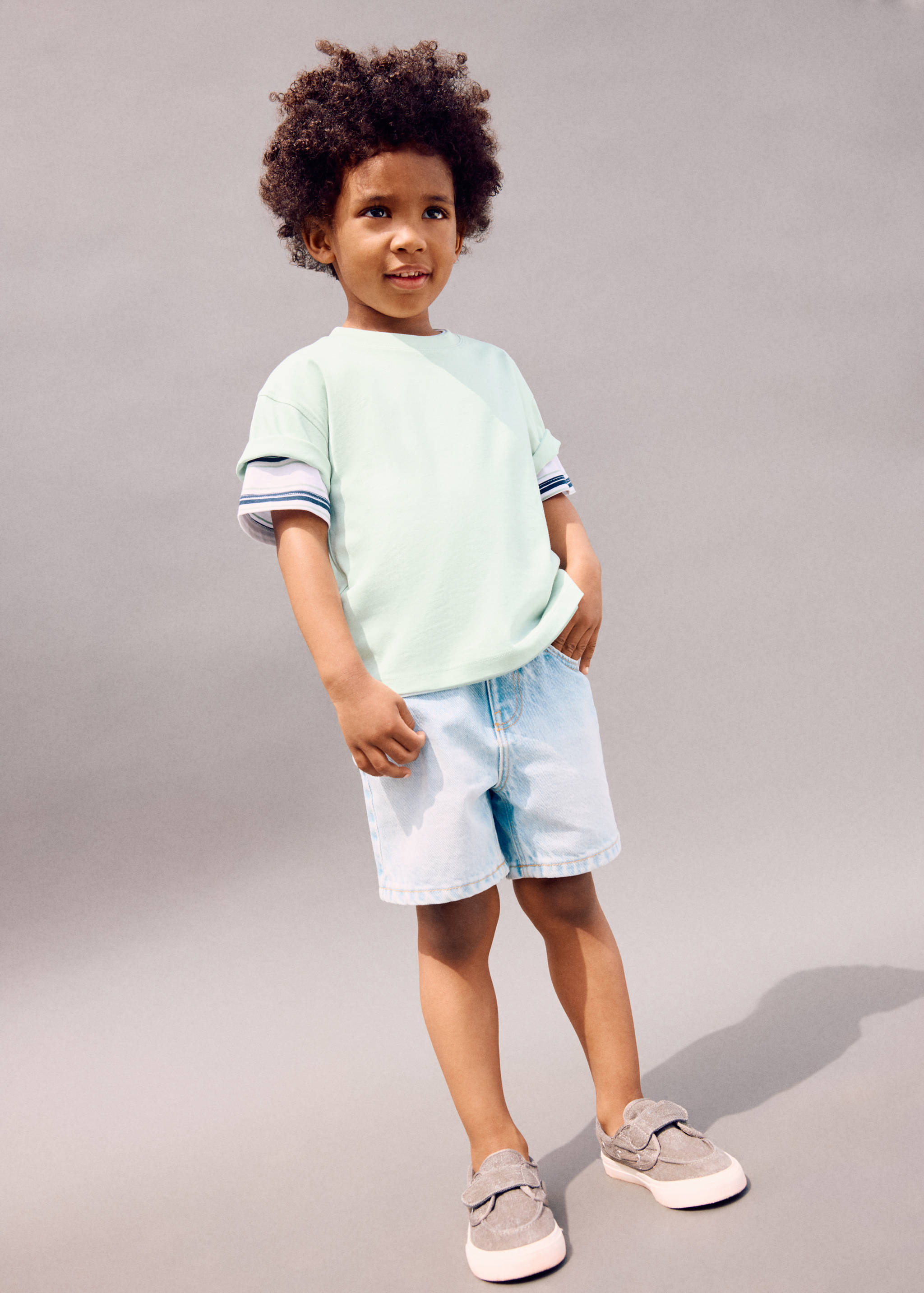 T-shirt en coton imprimé - Plan général