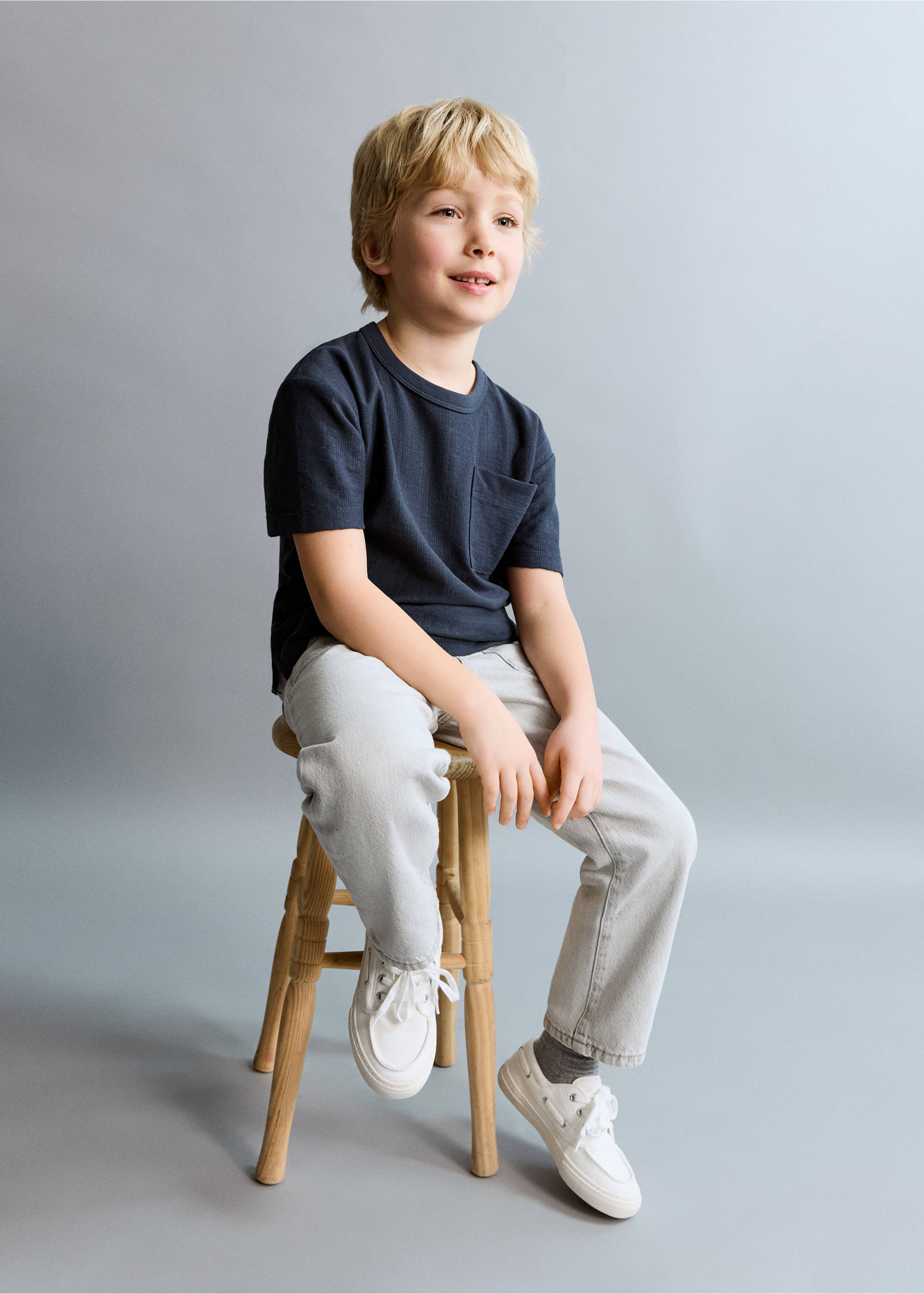 Pocket cotton T-shirt - General plane, Navy. Ref: 27016345-00.