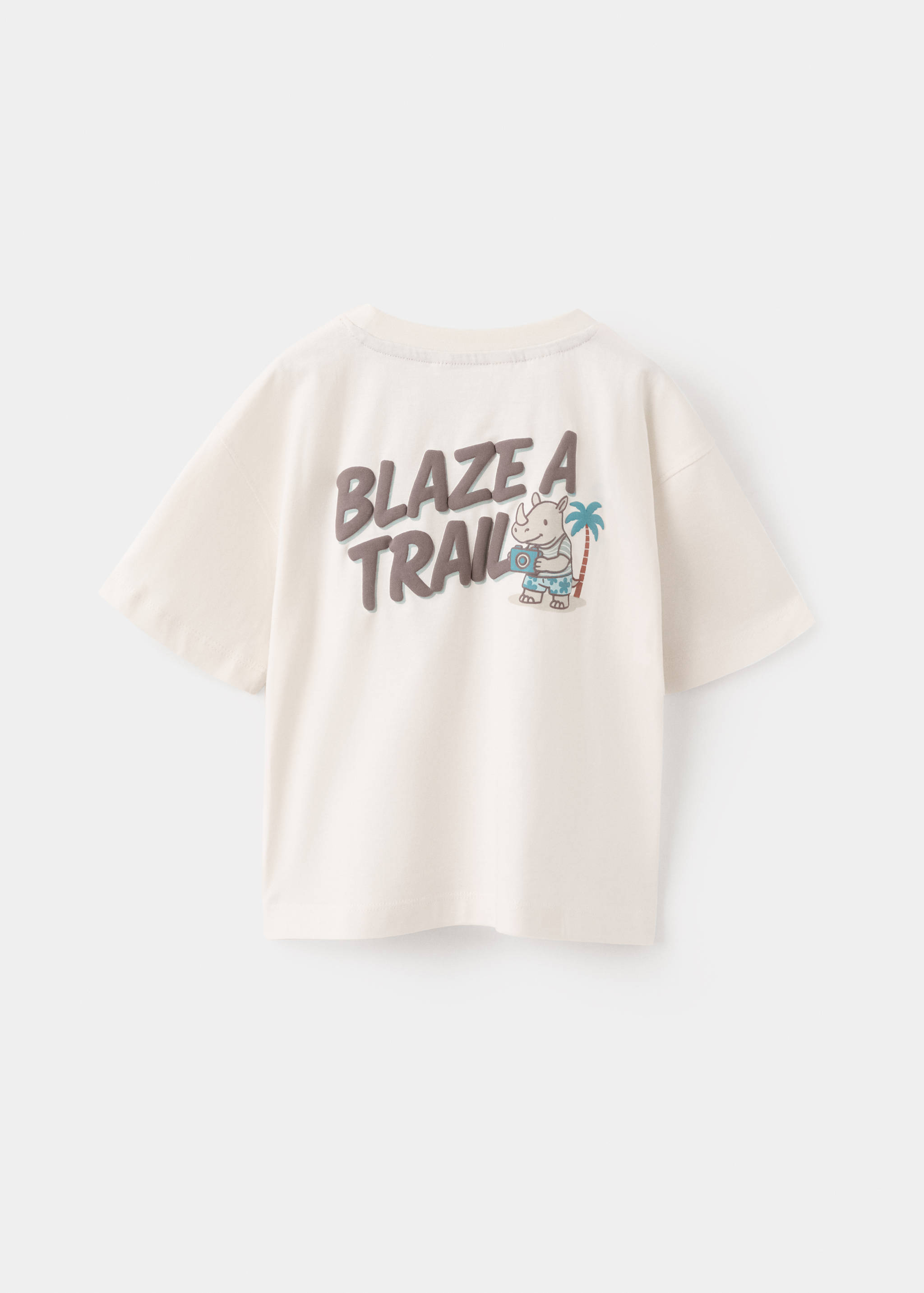 Samarreta cotó estampada - Revers de l'article