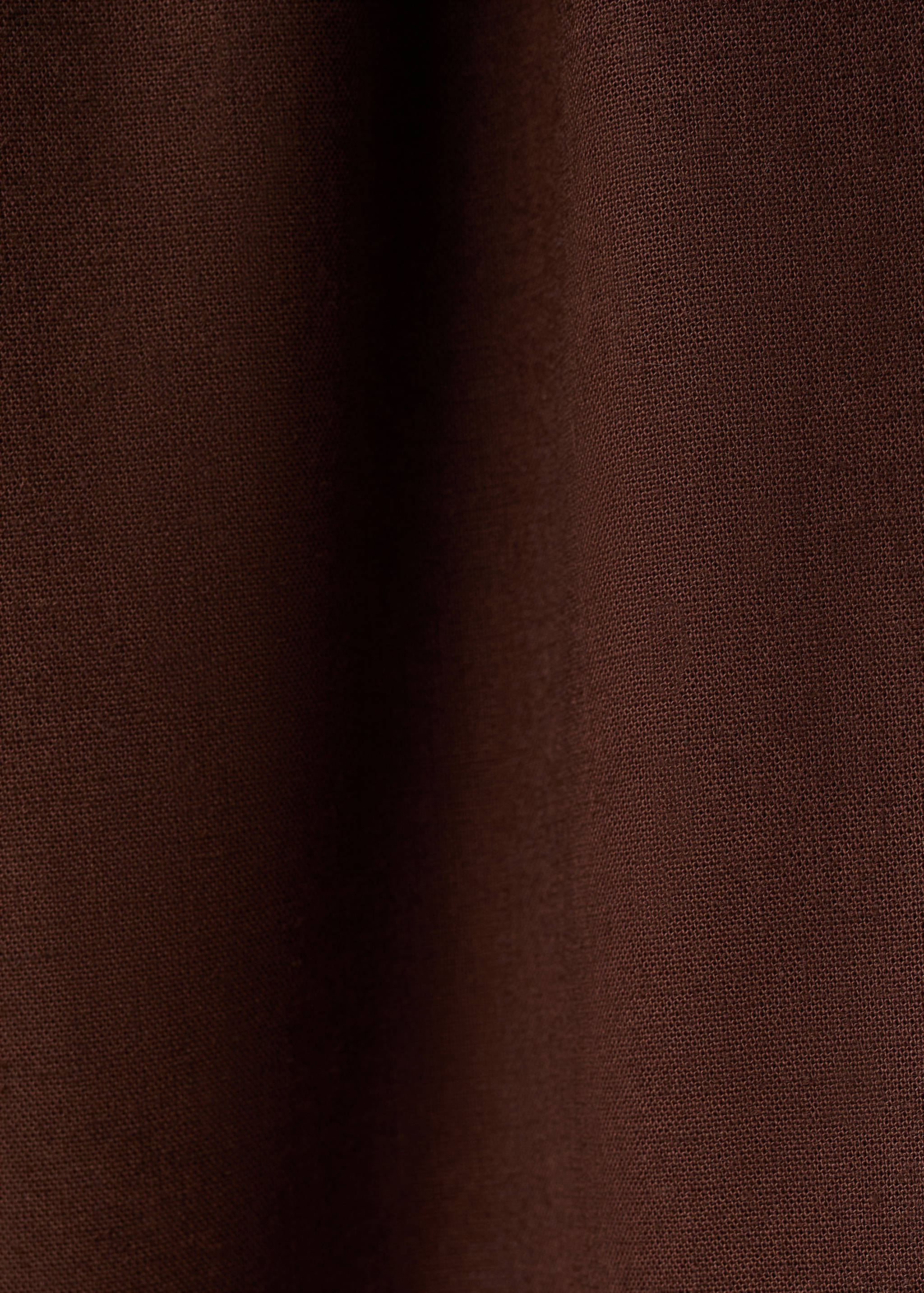 سروال مستقيم من مزيج الكتان - تفاصيل المنتج 0