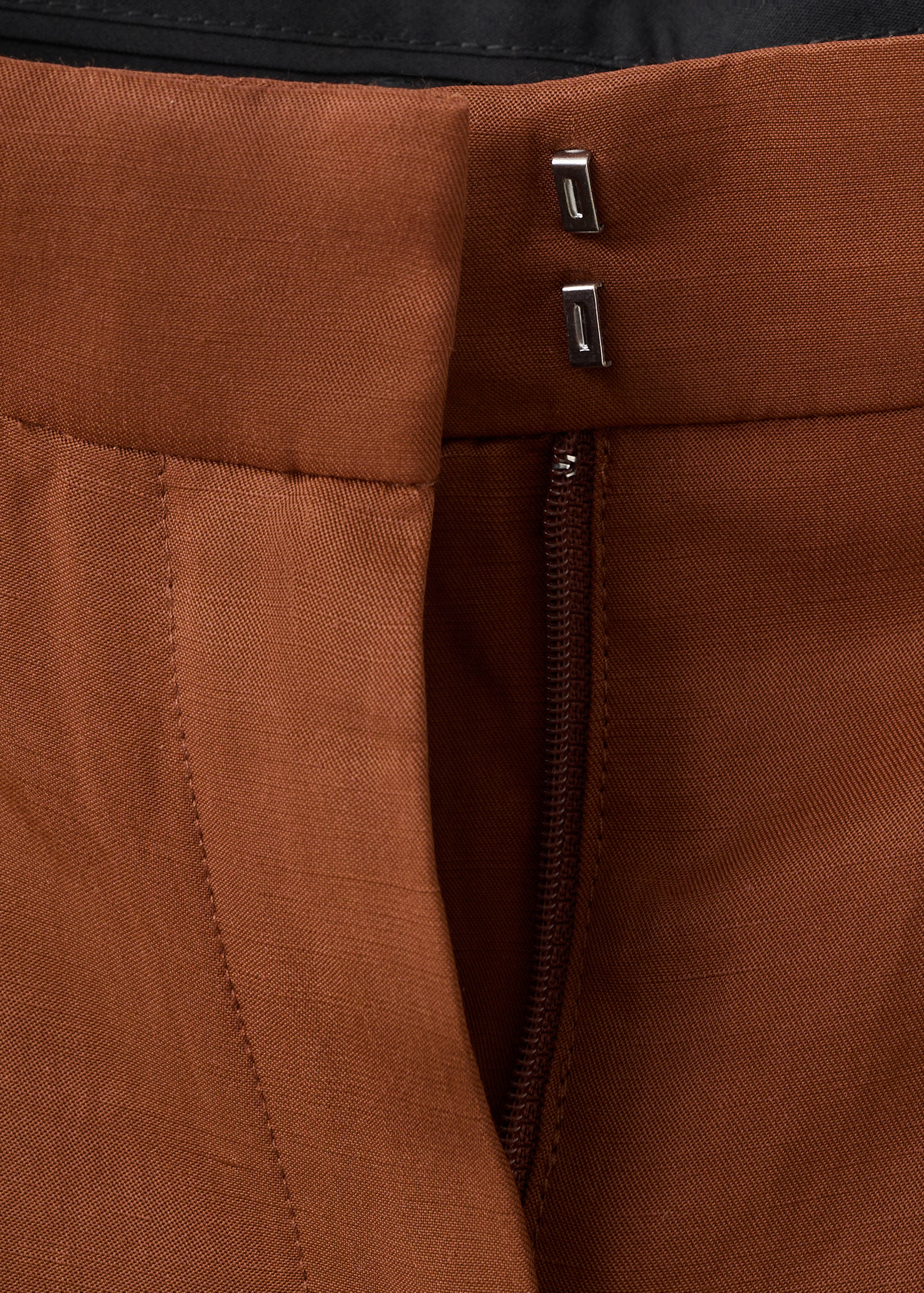 Linen-blend pleated trousers - Details of the article 8