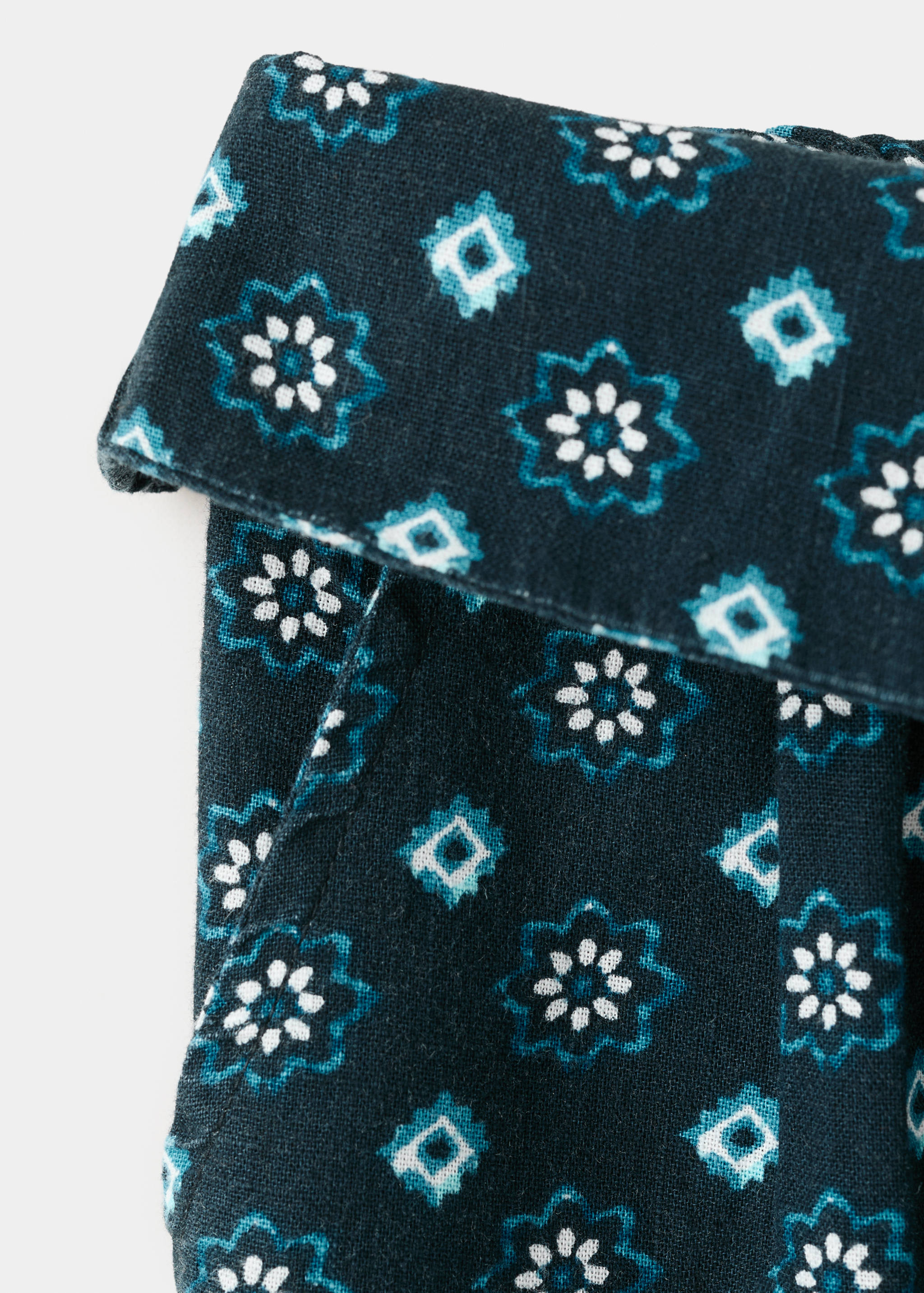 Pantalón estampado cintura vuelta - Detalle del artículo 0