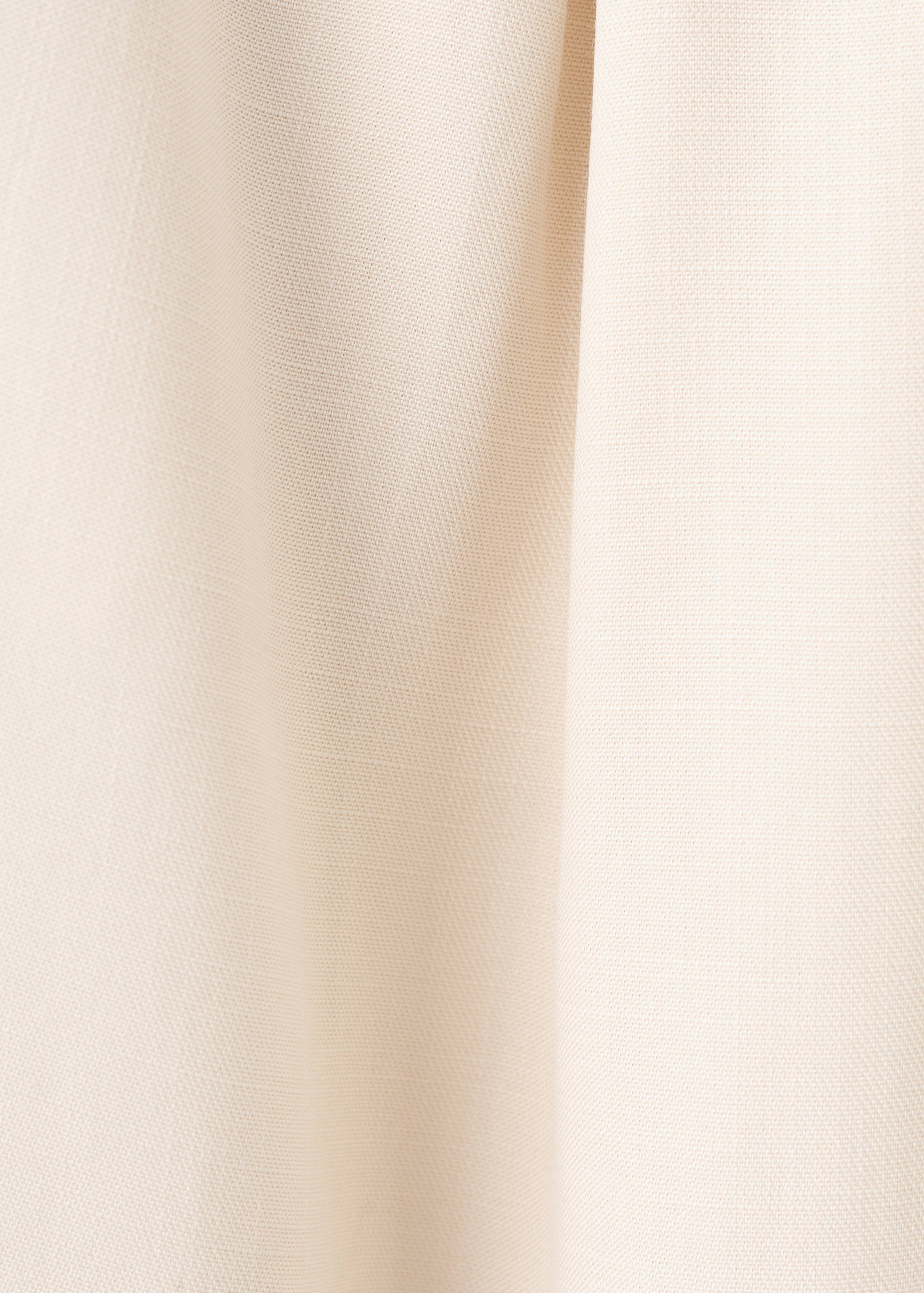 Flowy straight-fit trousers with bow - Details of the article 0