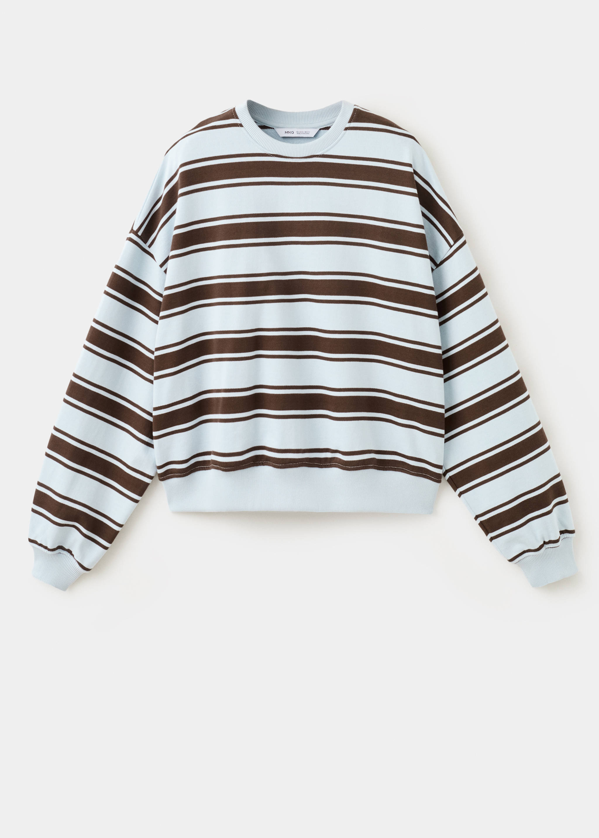 Bicolour striped sweatshirt - Article without model