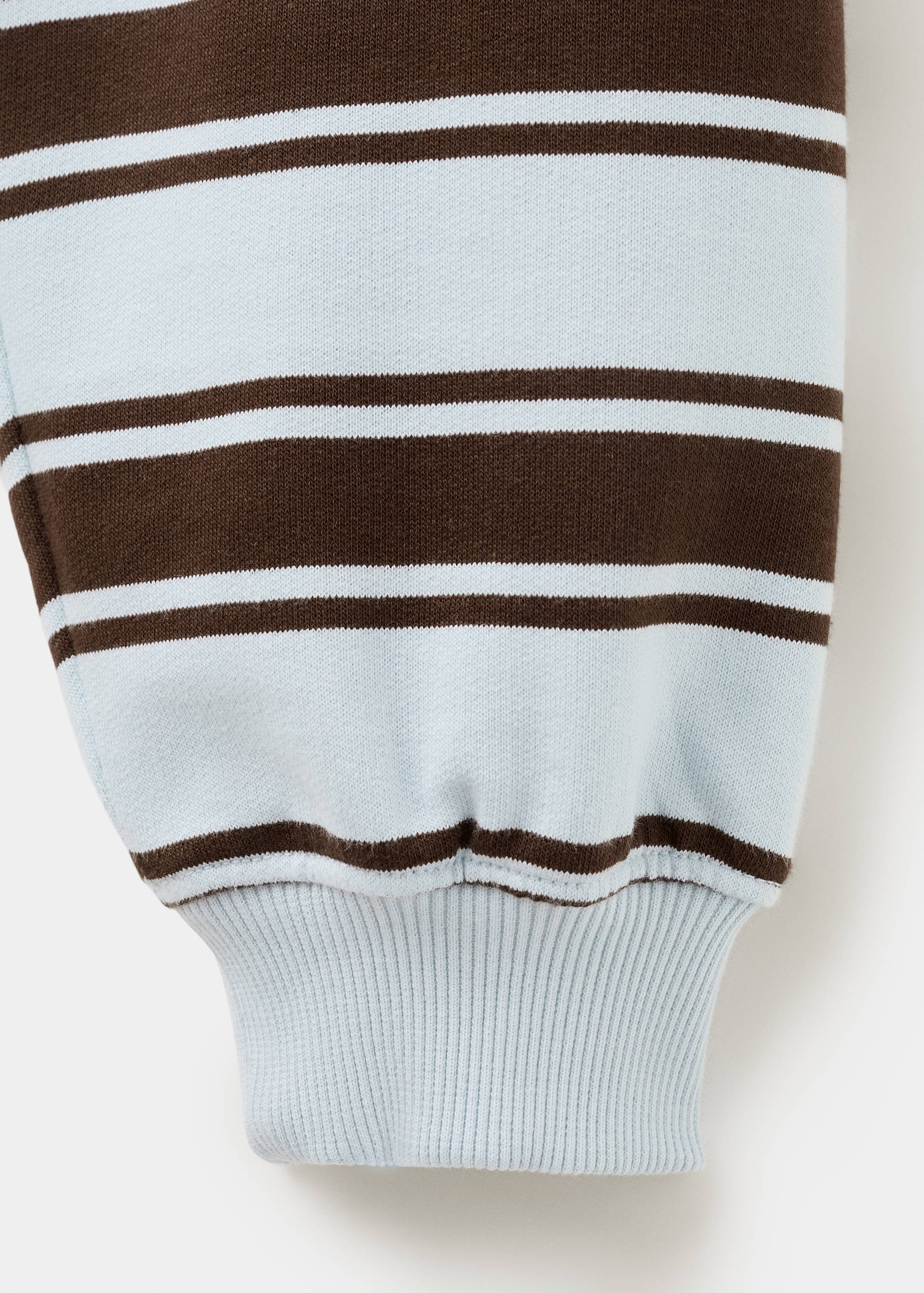 Bicolour striped sweatshirt - Details of the article 0