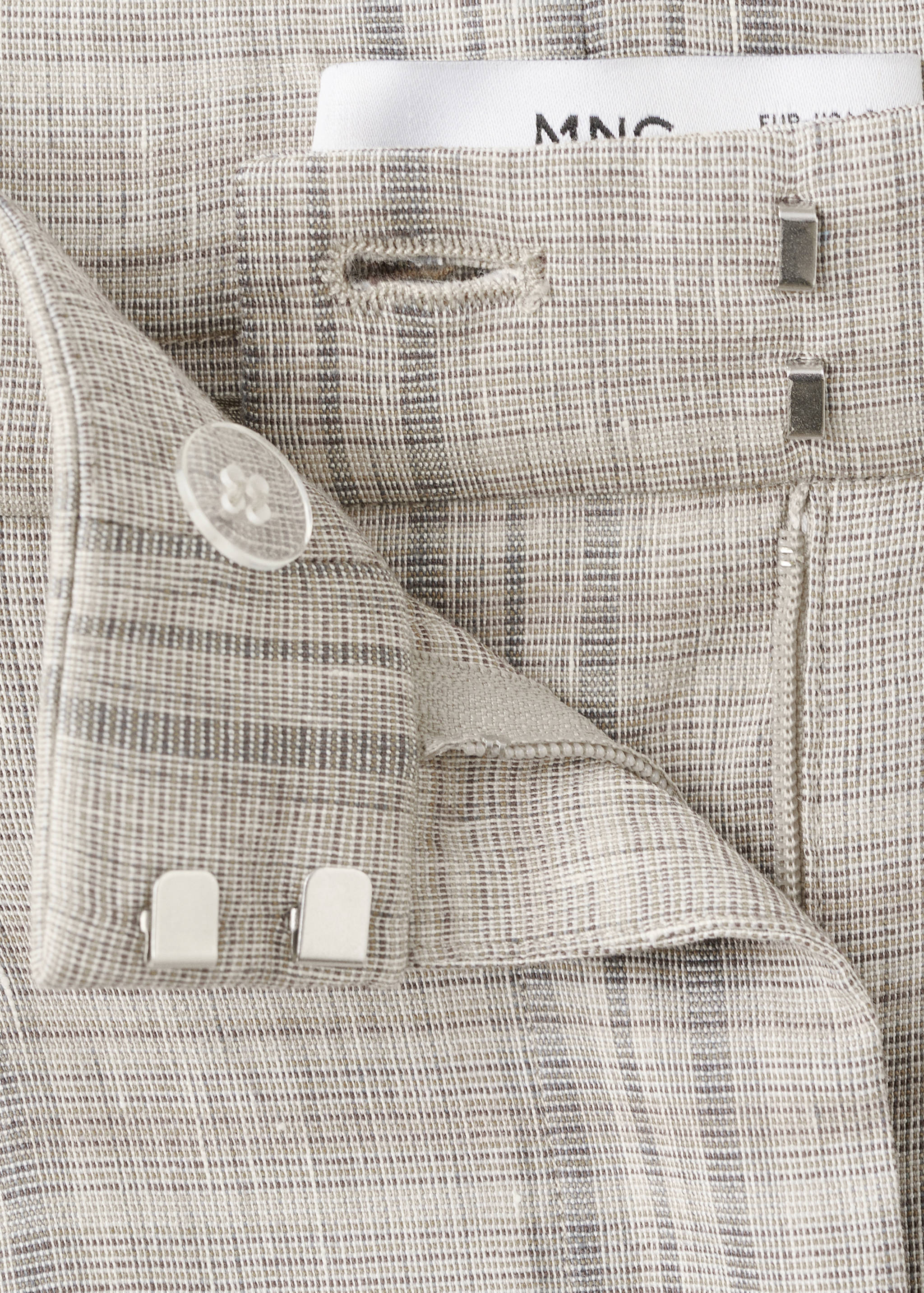 Spodnie w kratę z zaszewkami - Szczegóły artykułu 8