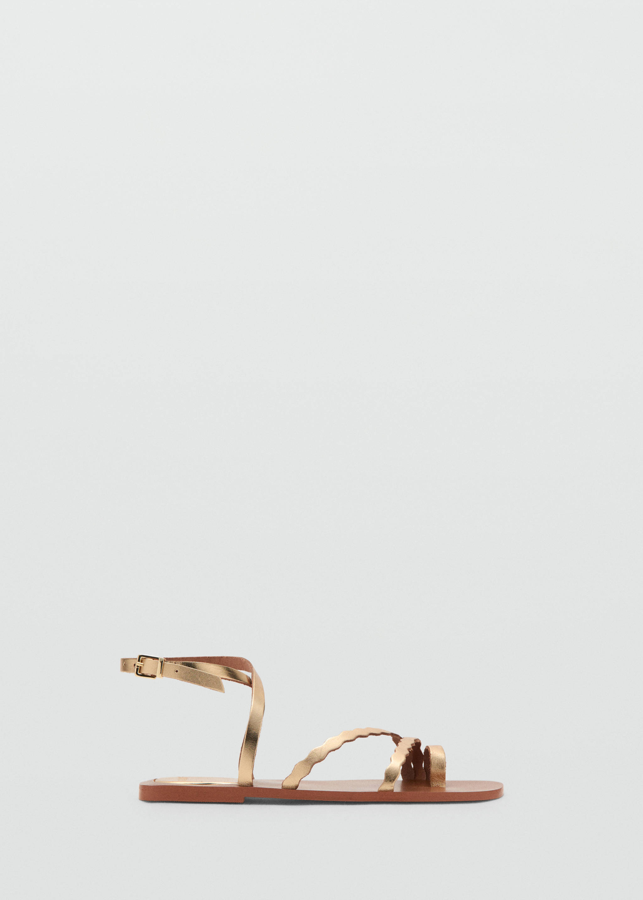 Sandales cuir festonné - Article sans modèle