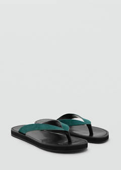 Leather straps sandals — Green 2