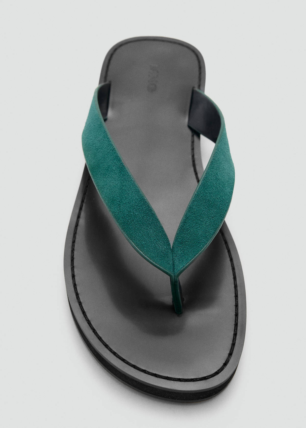 Leather straps sandals — Green