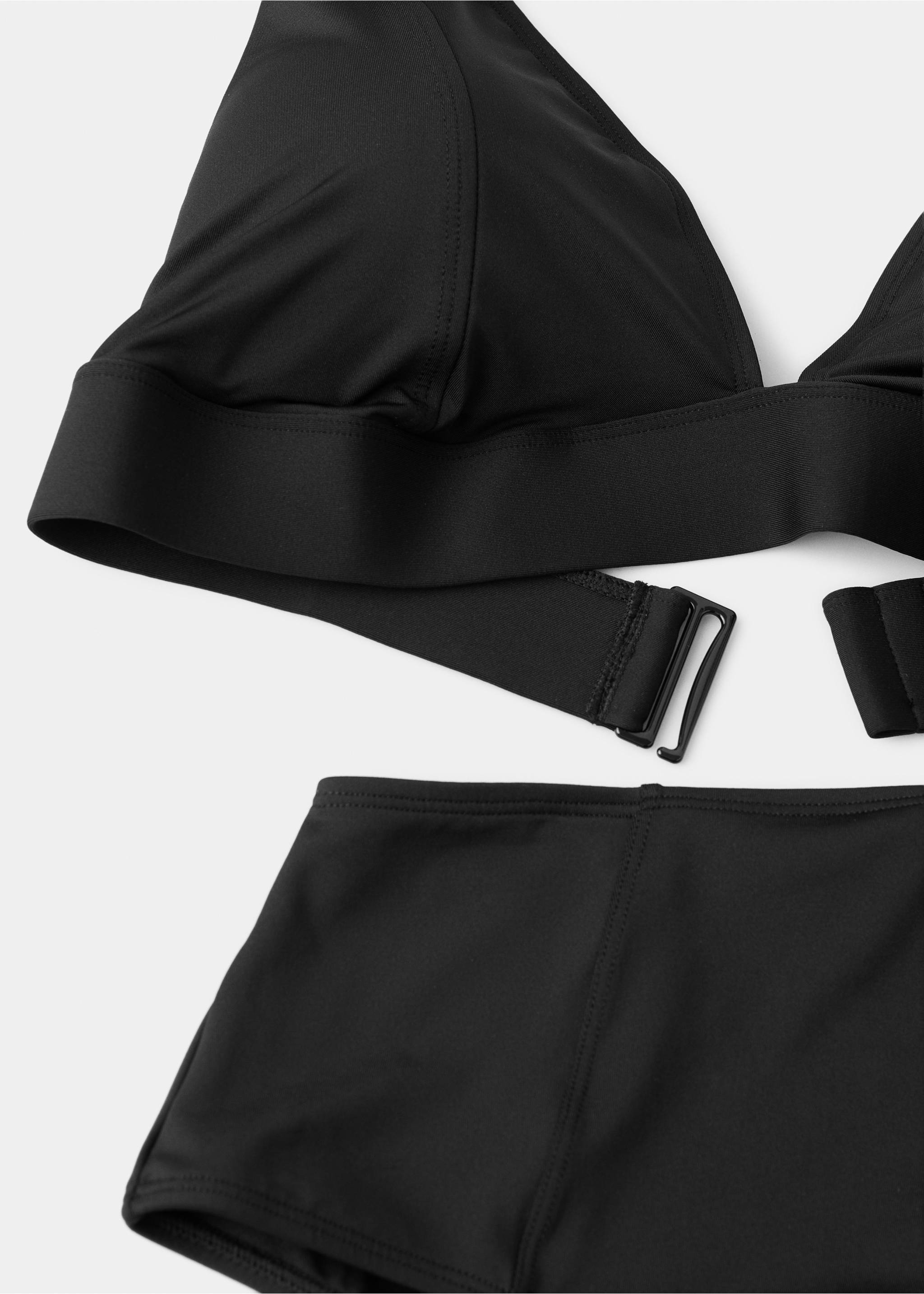 Triangular bikini top - Details of the article 0, Black. Ref: 27016726-00.