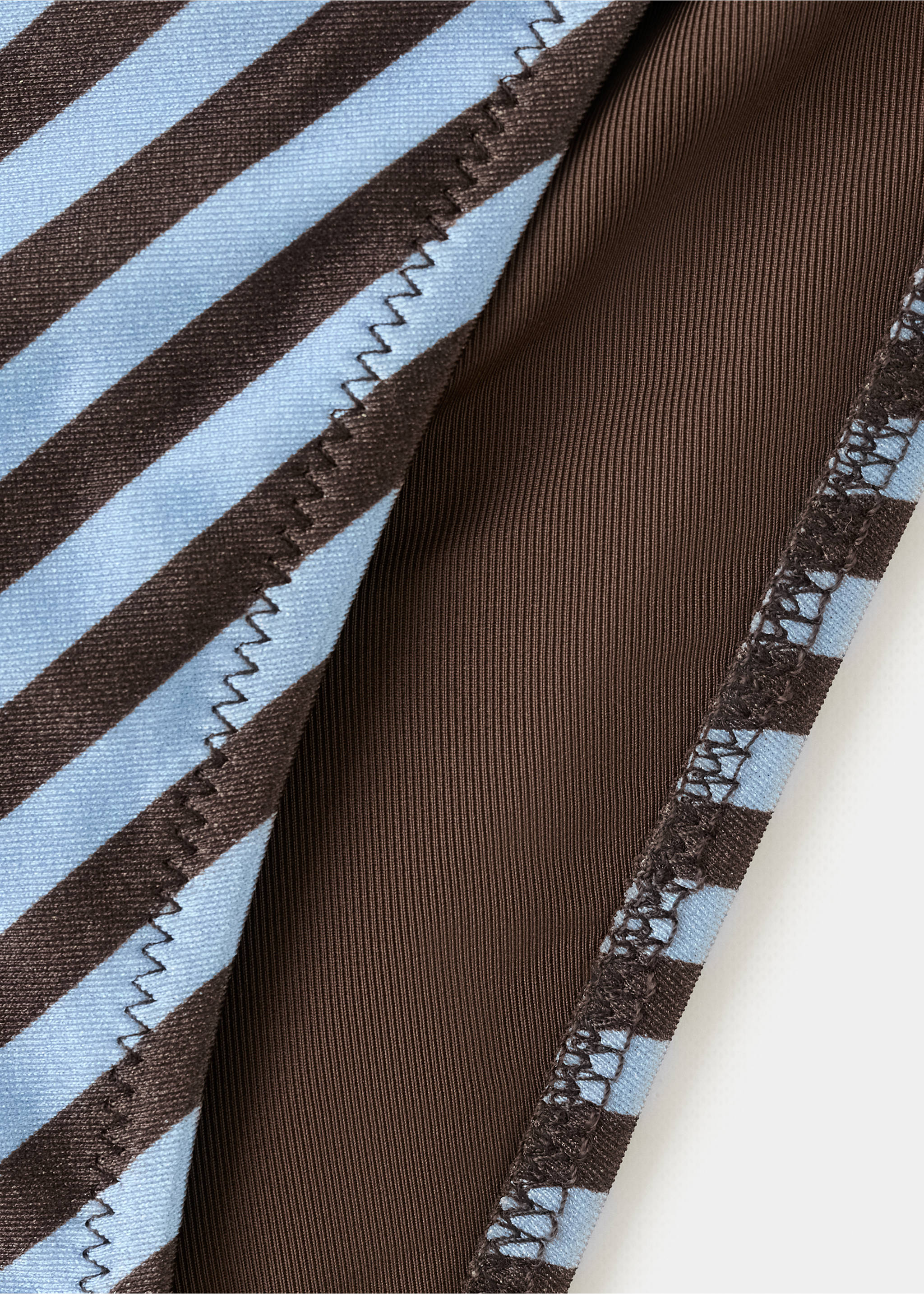 Classic striped bikini bottoms - Details of the article 8, Sky Blue. Ref: 27016727-00.