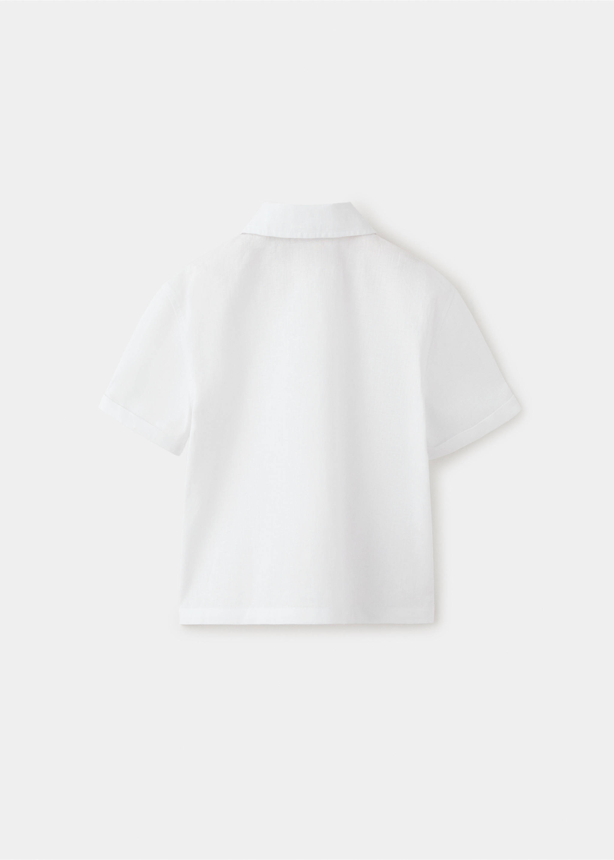Shirt milos - Reverse of the article, White. Ref: 27016730-00.