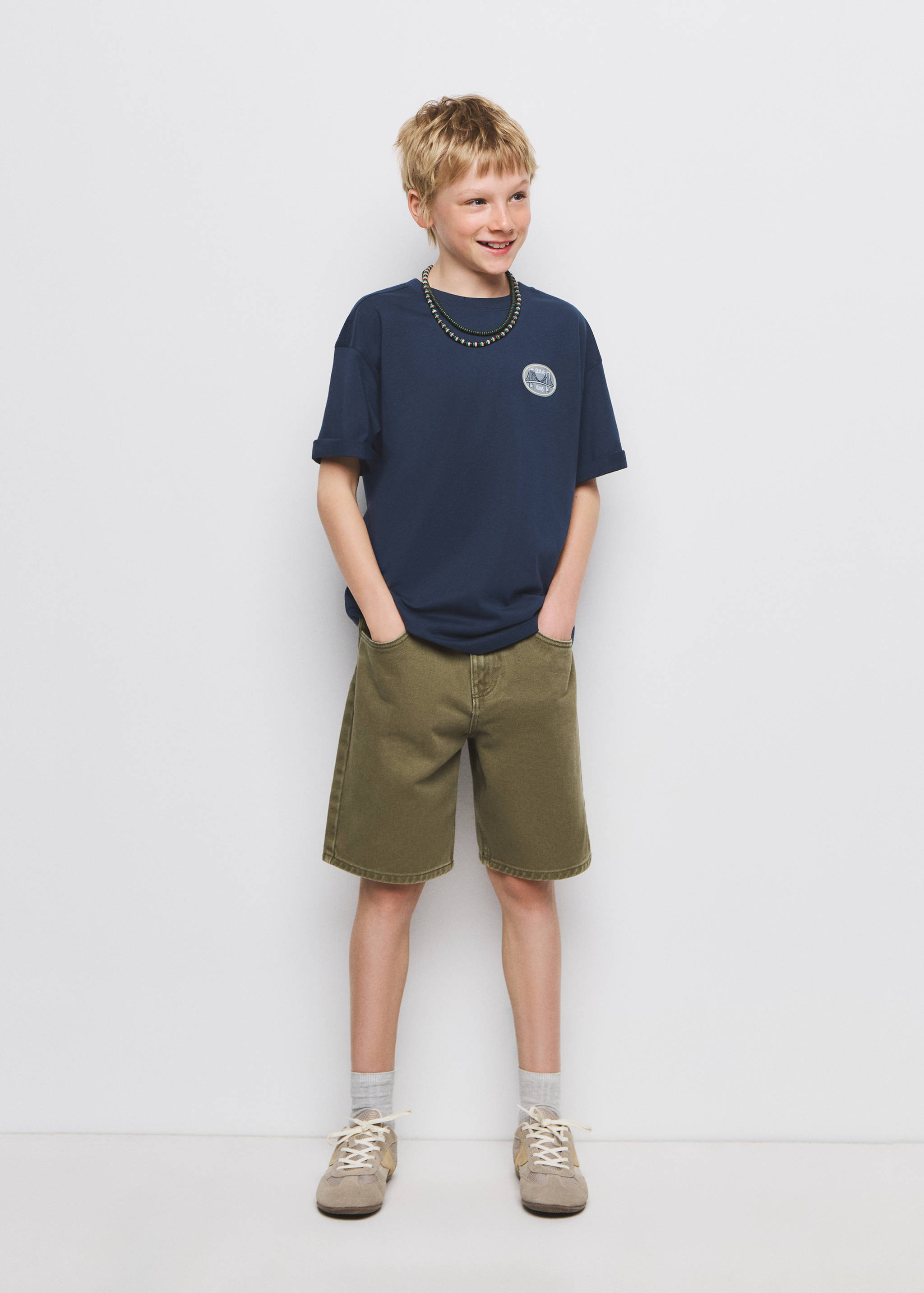 T-shirt with printed patch - General plane