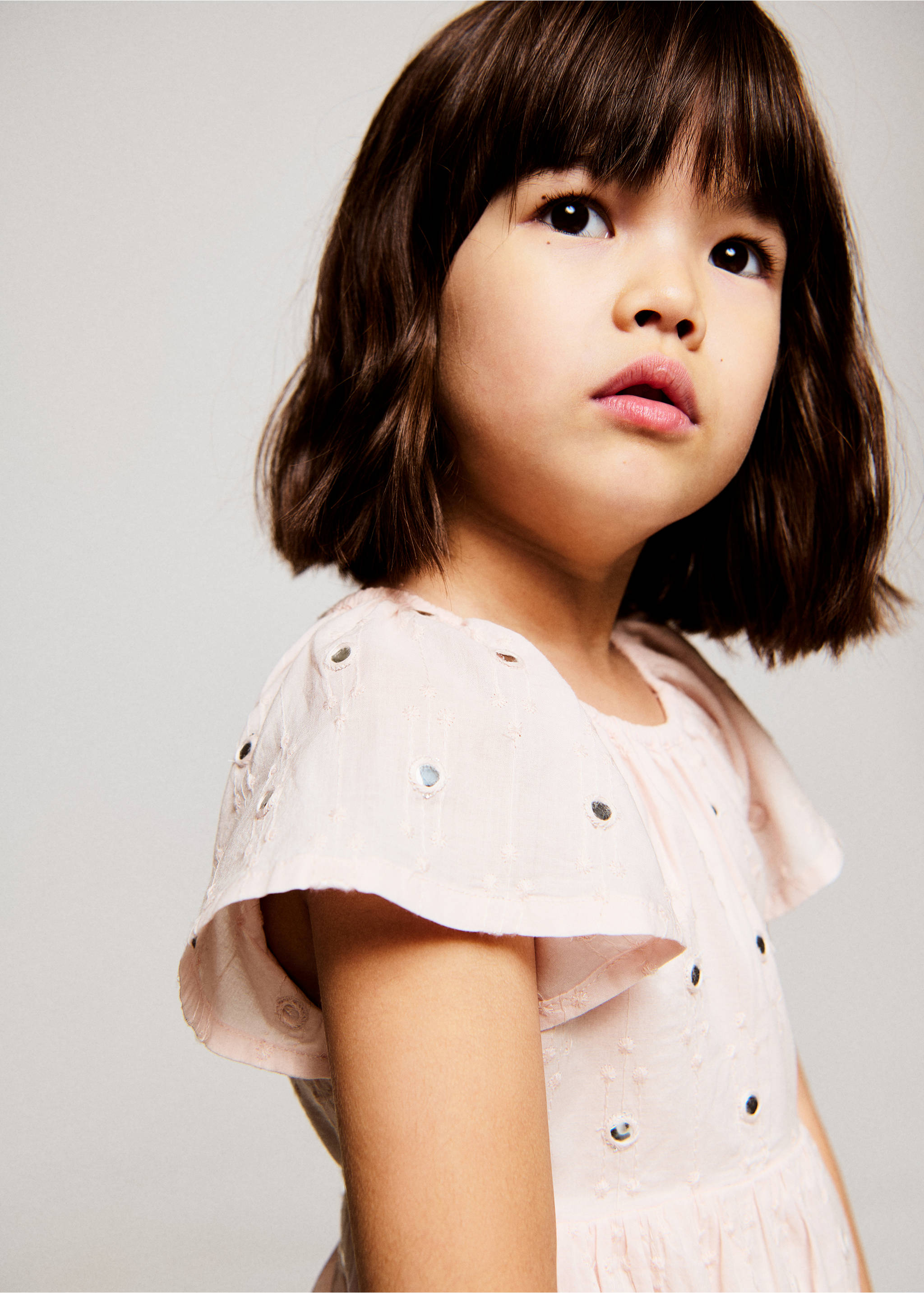 Robe fluide détail brillant - Détail de l'article 1, Rose clair. Ref: 27016733-00.